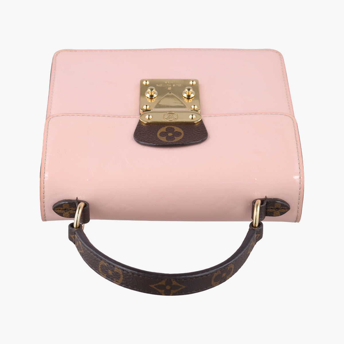 Pre-owned Louis Vuitton Spring Street PM pink Vernis M90468 shoulderbag | stylenewstar