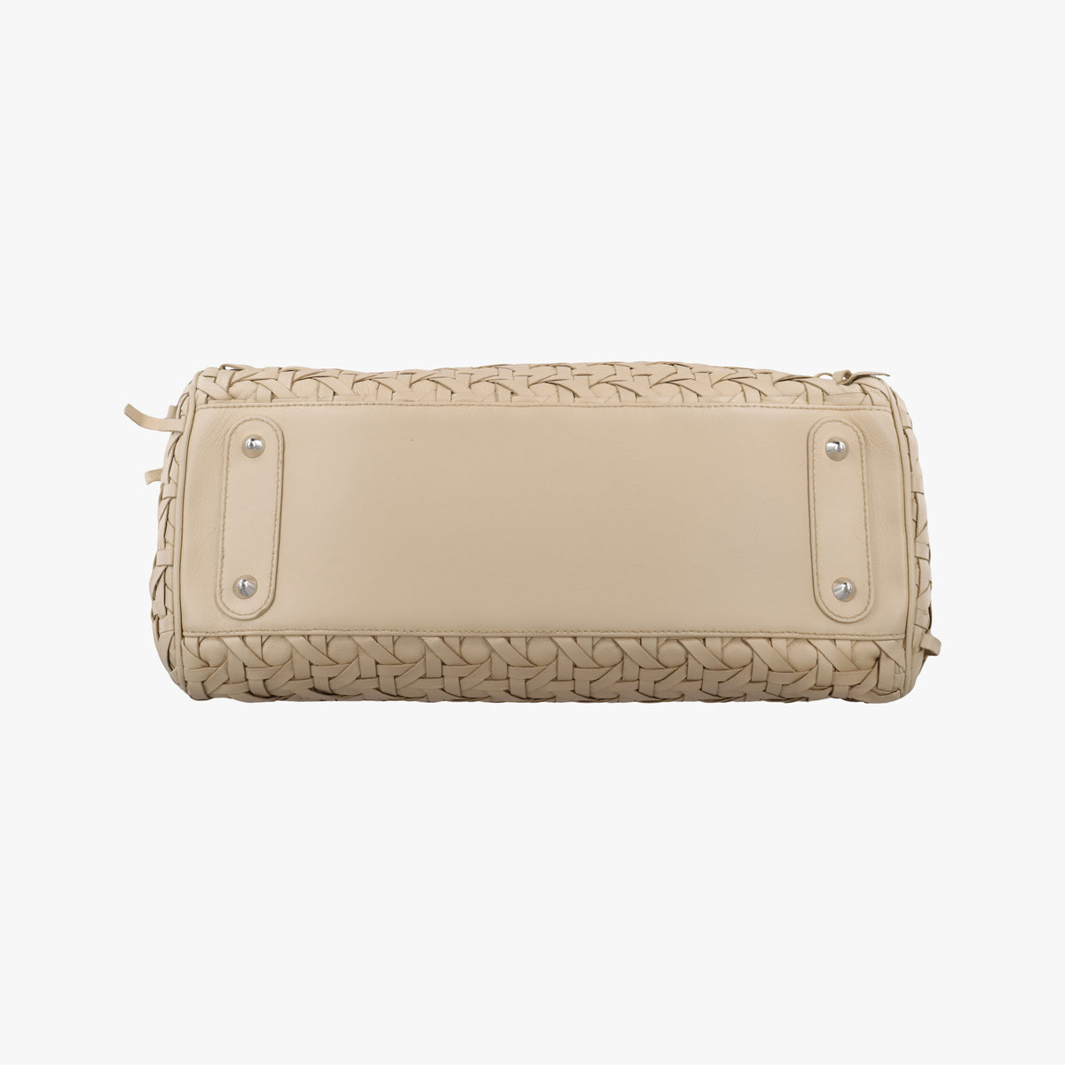 Secondhand Christian Dior Lady Dior Avenue Tote Beige lambskin  handbag | stylenewstar
