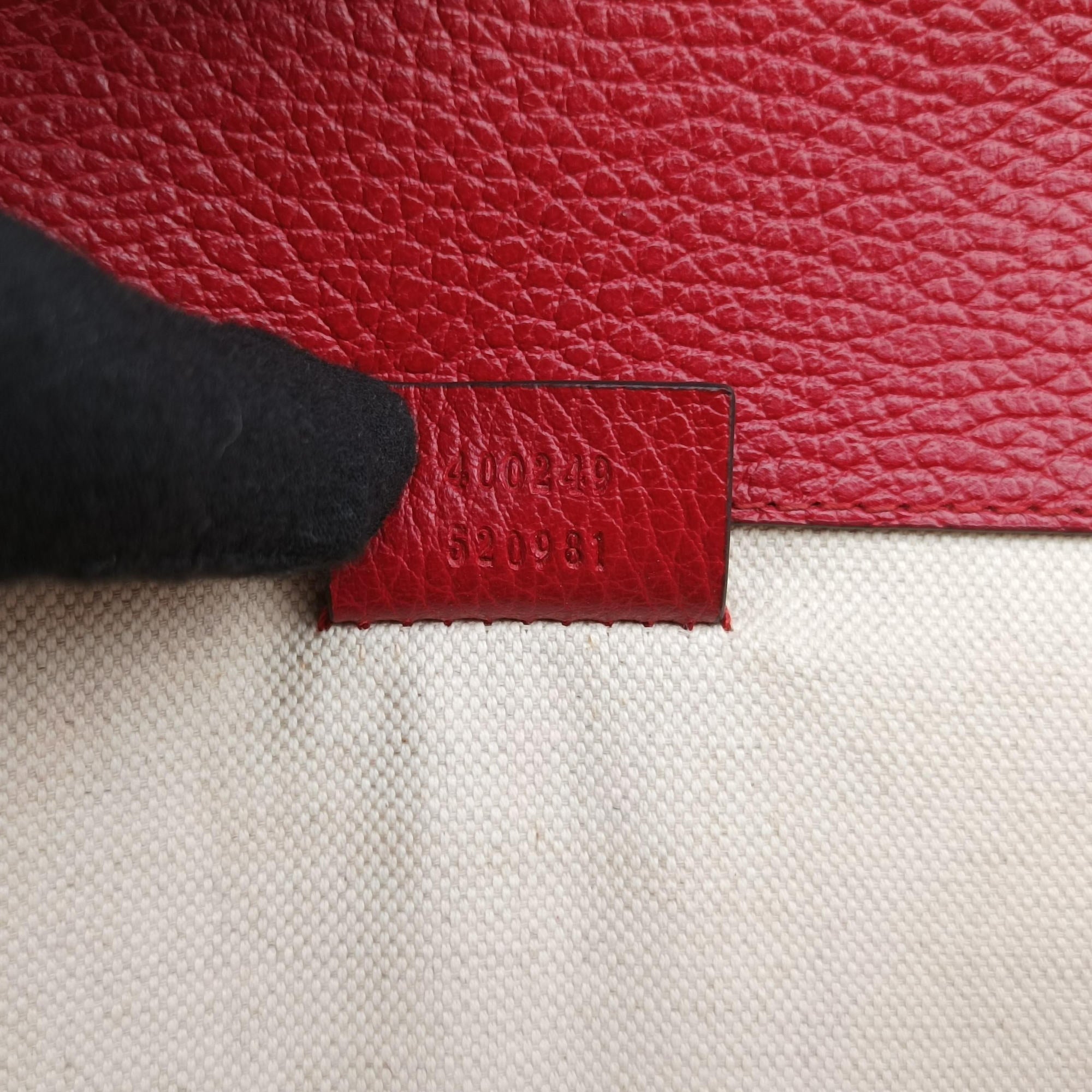 Pre-owned Gucci Dionysus Red Leather 400249 shoulderbag | stylenewstar