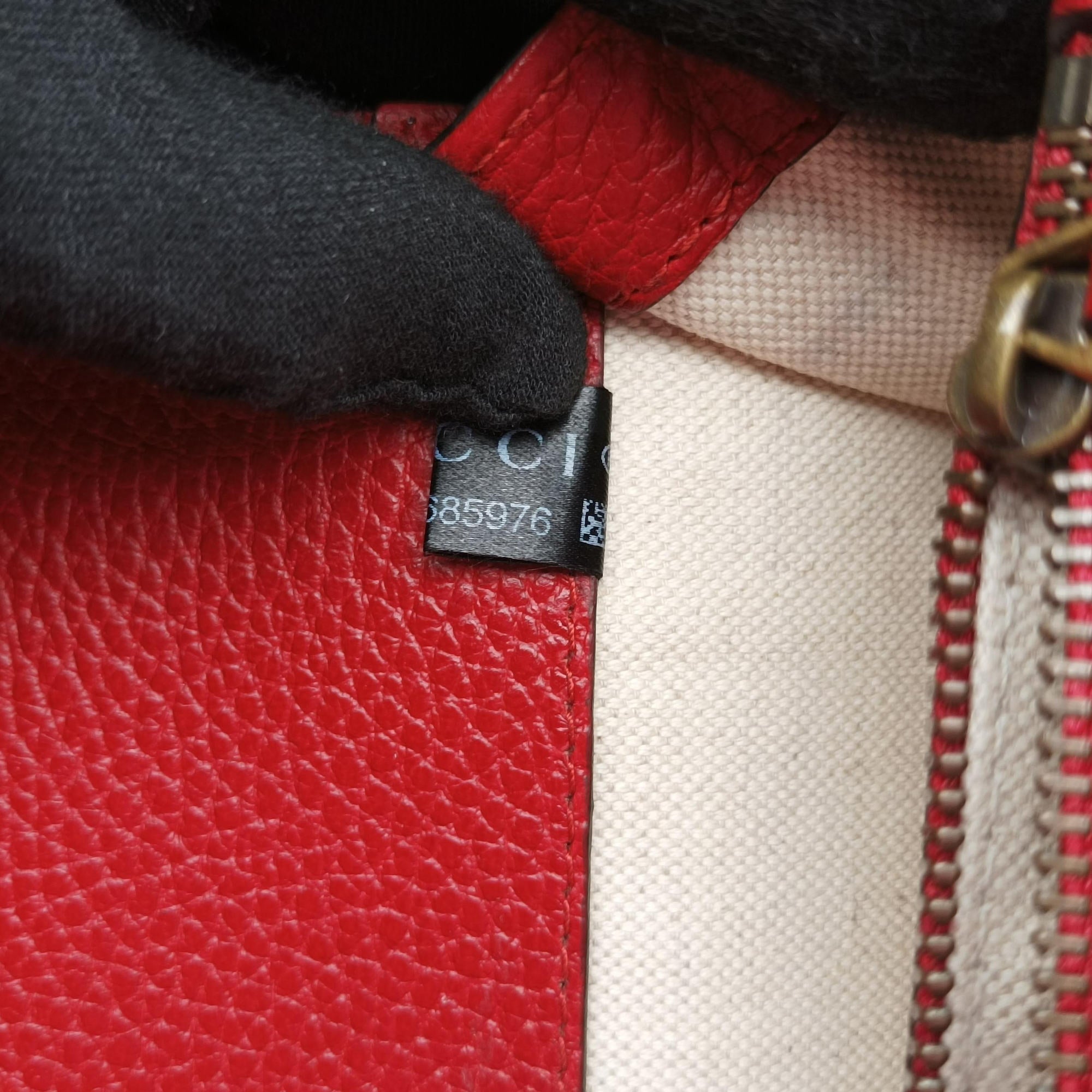 Pre-owned Gucci Dionysus Red Leather 400249 shoulderbag | stylenewstar