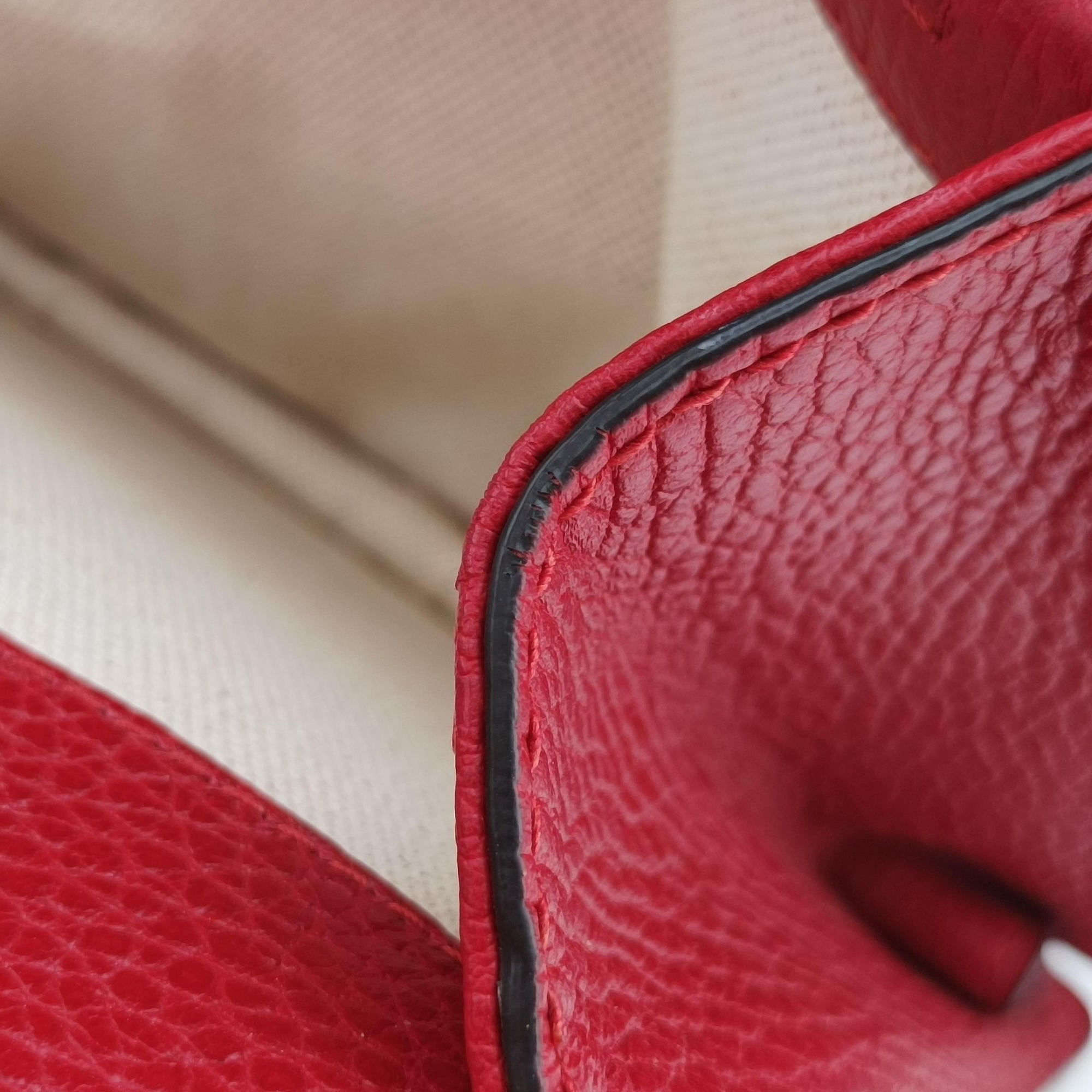 Pre-owned Gucci Dionysus Red Leather 400249 shoulderbag | stylenewstar