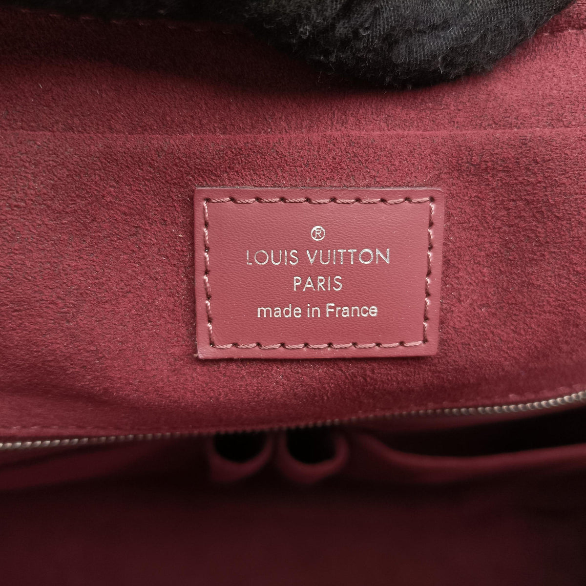 Pre-owned Louis Vuitton Porto Document Voyage Bordeaux Epi M41141 handbag | stylenewstar