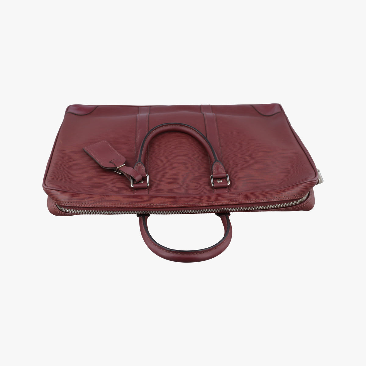 Pre-owned Louis Vuitton Porto Document Voyage Bordeaux Epi M41141 handbag | stylenewstar