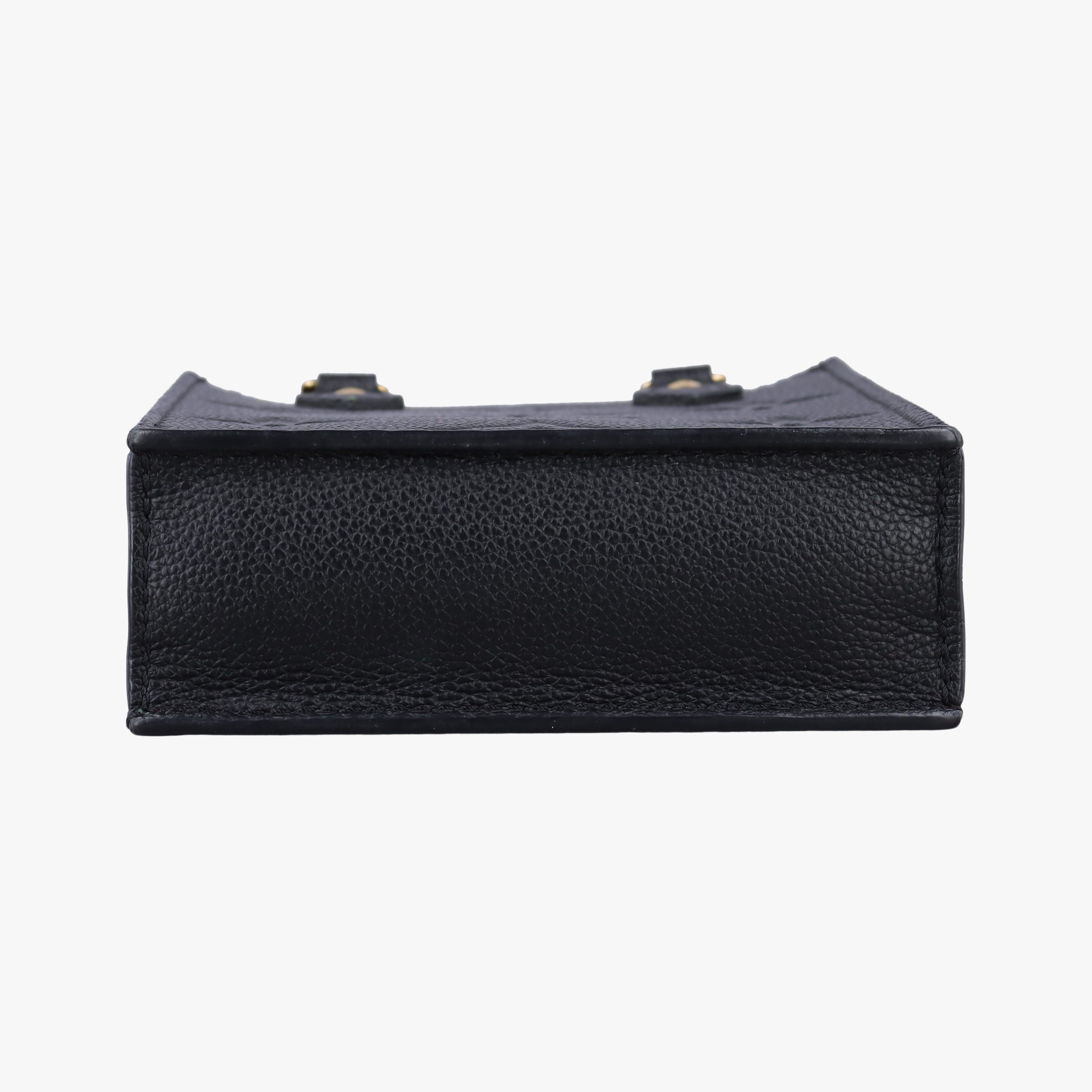 Pre-owned Louis Vuitton Petite Sac Plat Noir Monogram Empreinte M81417 handbag | stylenewstar