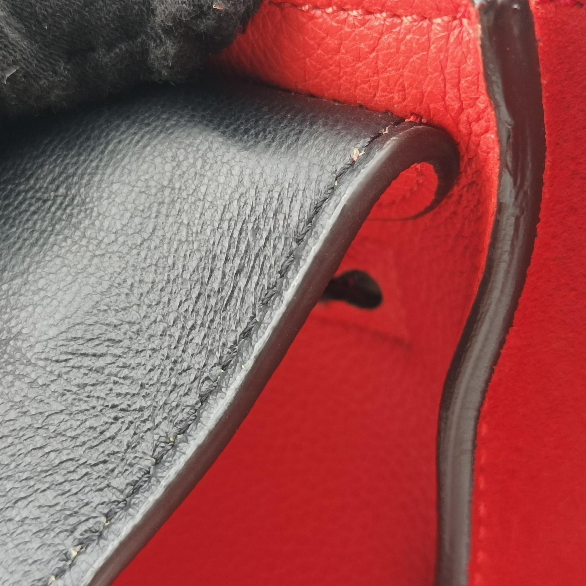 Secondhand Celine Trapeze Orange Suede×leather  shoulderbag | stylenewstar