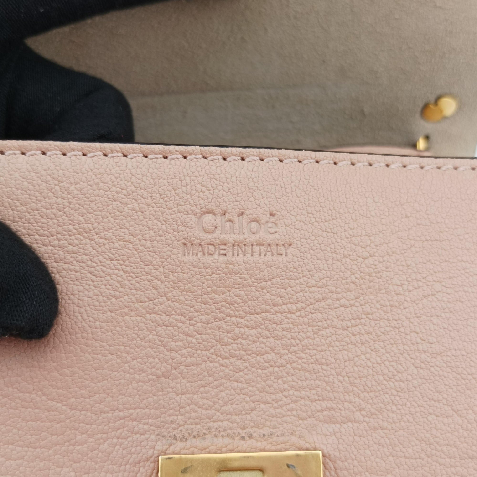 Pre-owned Chloe DREW Pink Leather  shoulderbag | stylenewstar