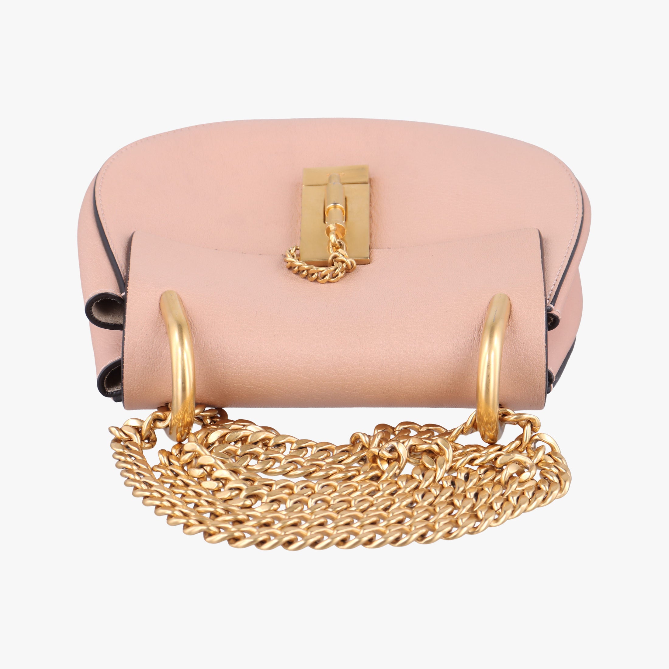 Pre-owned Chloe DREW Pink Leather  shoulderbag | stylenewstar
