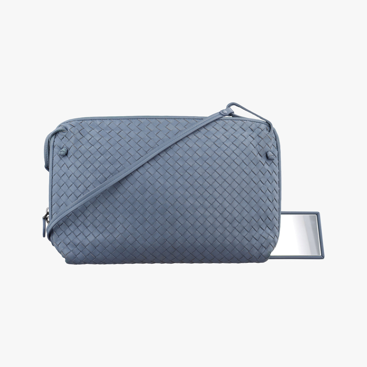 Vintage Bottega Veneta Nodini Blue lambskin  shoulderbag | stylenewstar