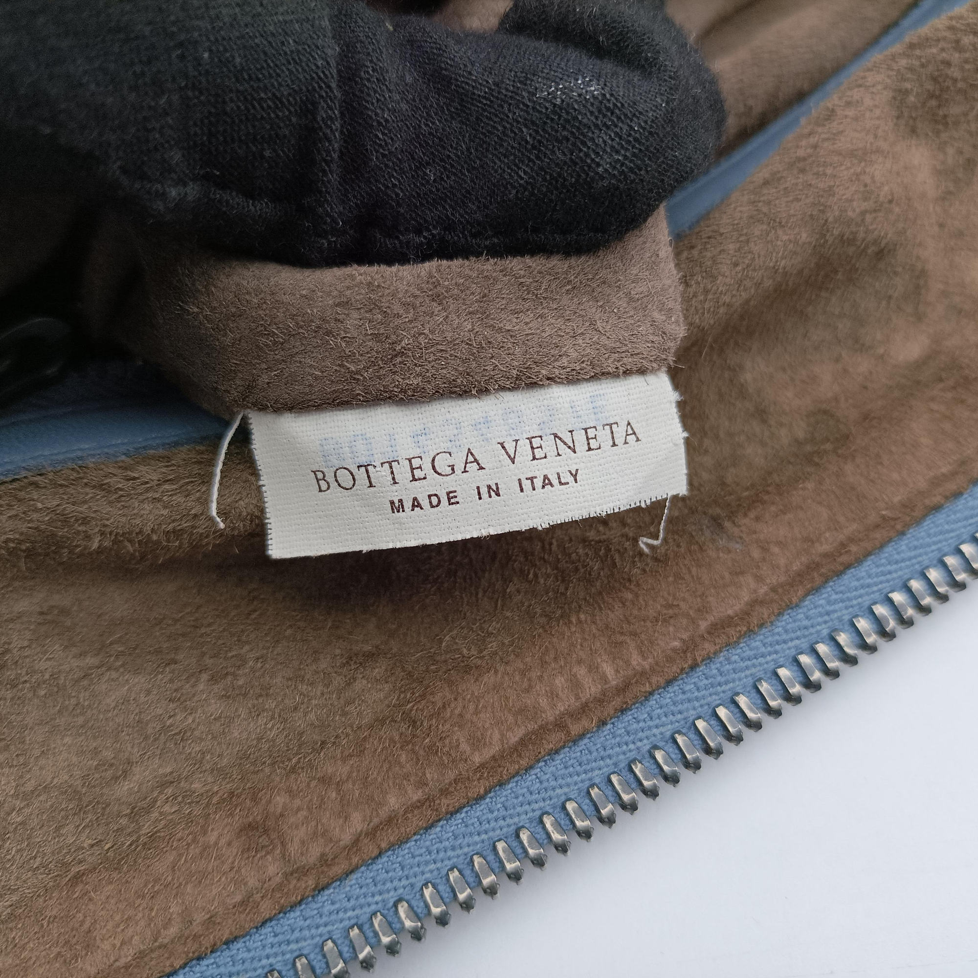 Vintage Bottega Veneta Nodini Blue lambskin  shoulderbag | stylenewstar