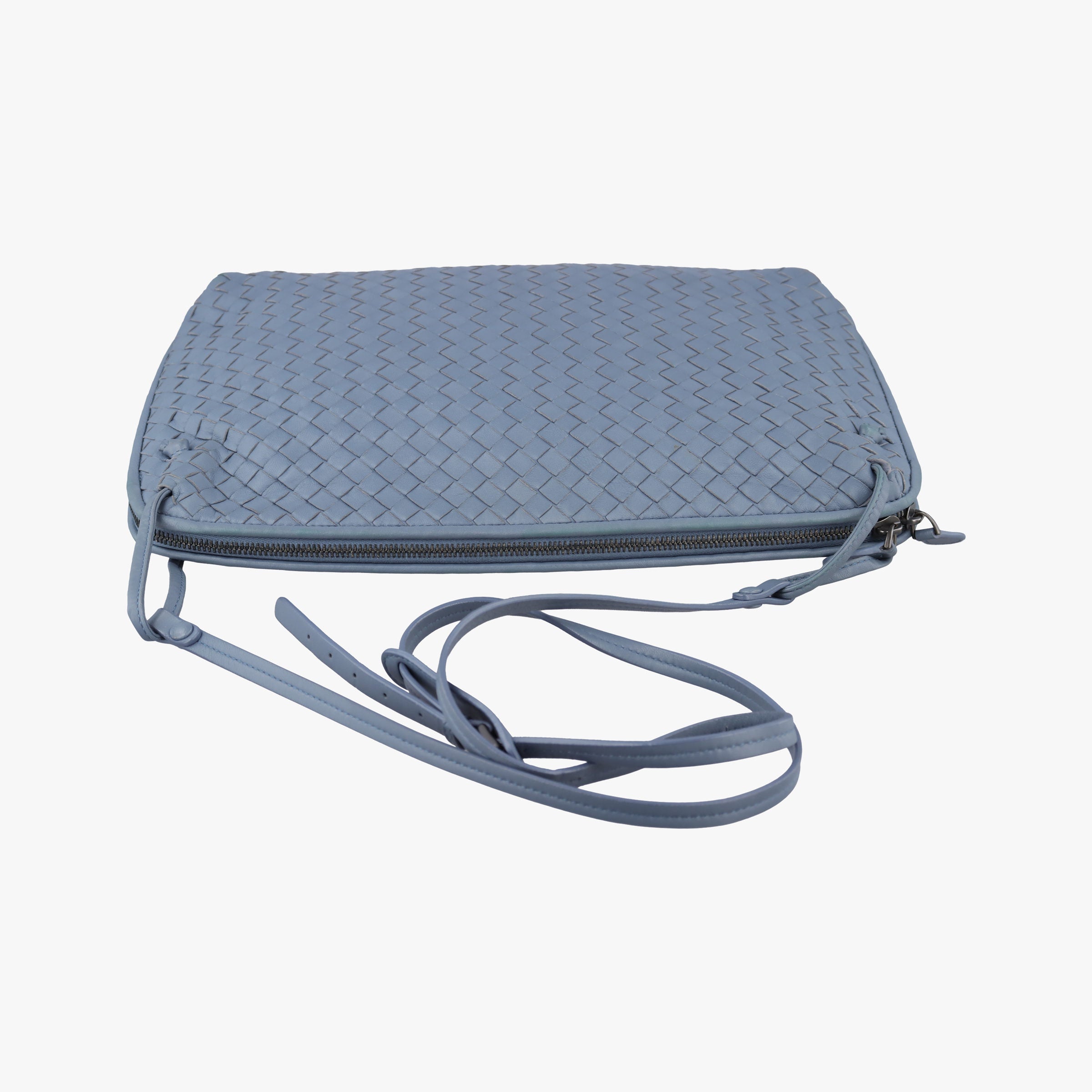 Vintage Bottega Veneta Nodini Blue lambskin  shoulderbag | stylenewstar