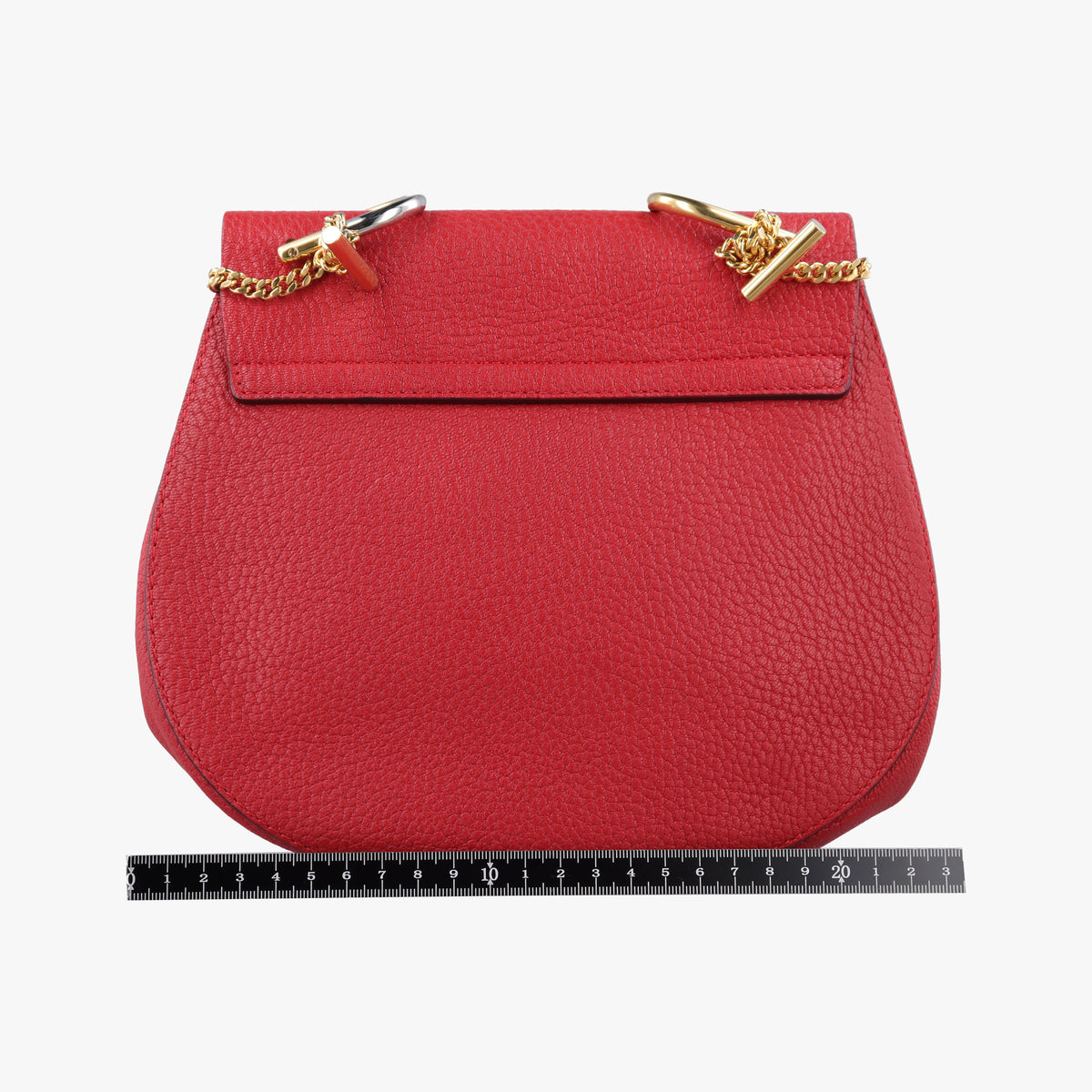 Pre-owned Chloe DREW Red Leather  shoulderbag | stylenewstar