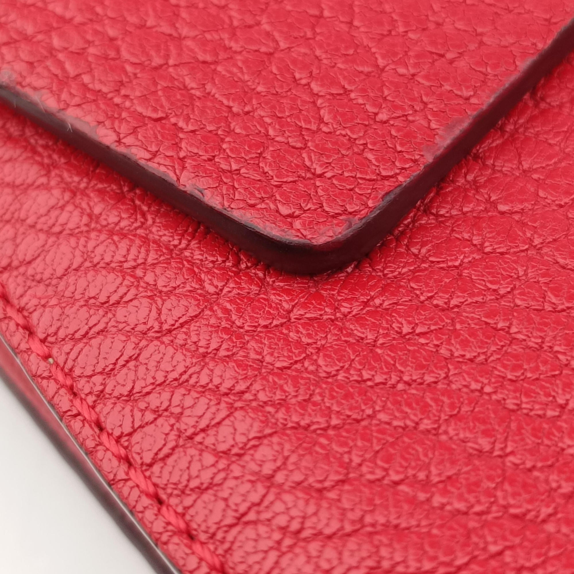 Pre-owned Chloe DREW Red Leather  shoulderbag | stylenewstar