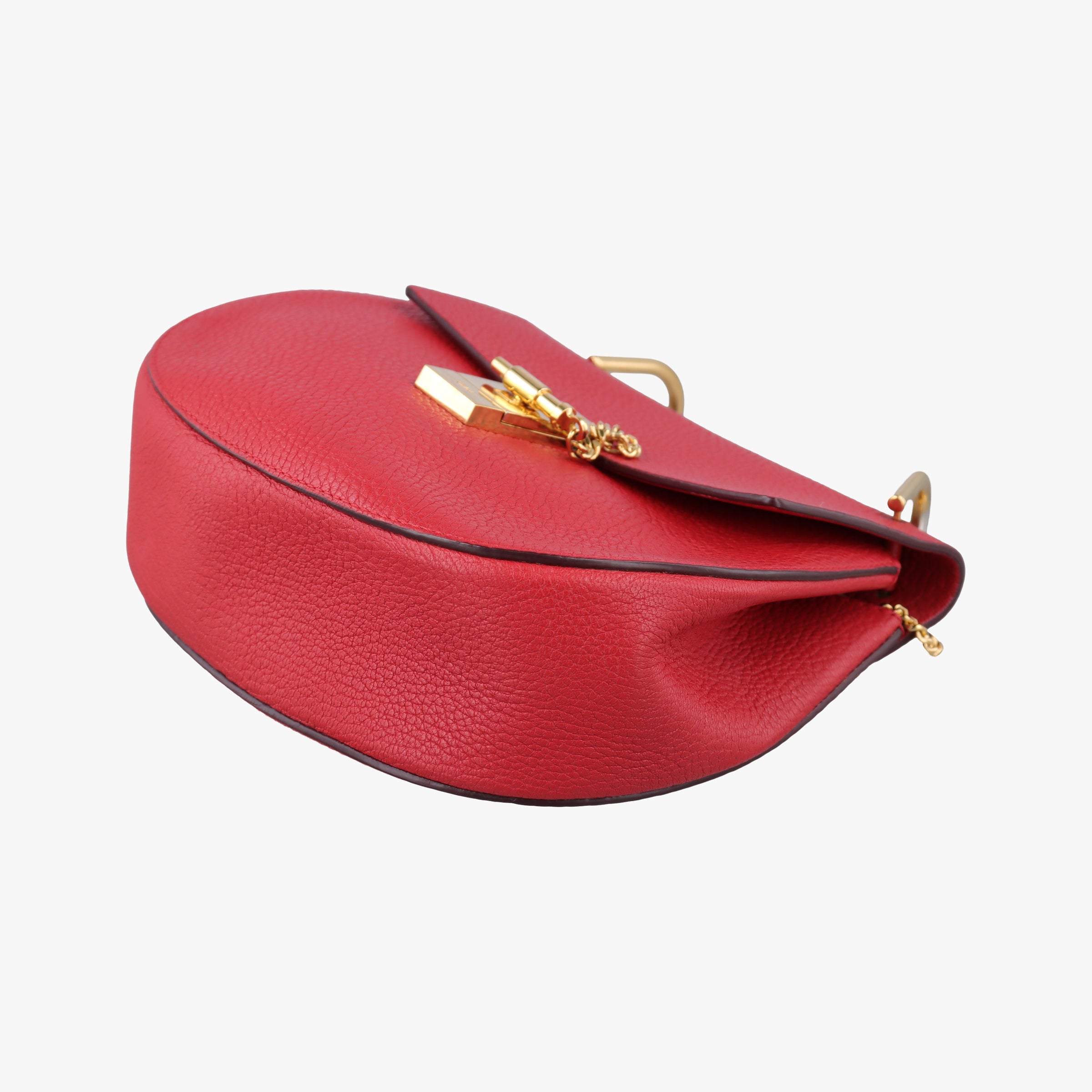 Pre-owned Chloe DREW Red Leather  shoulderbag | stylenewstar