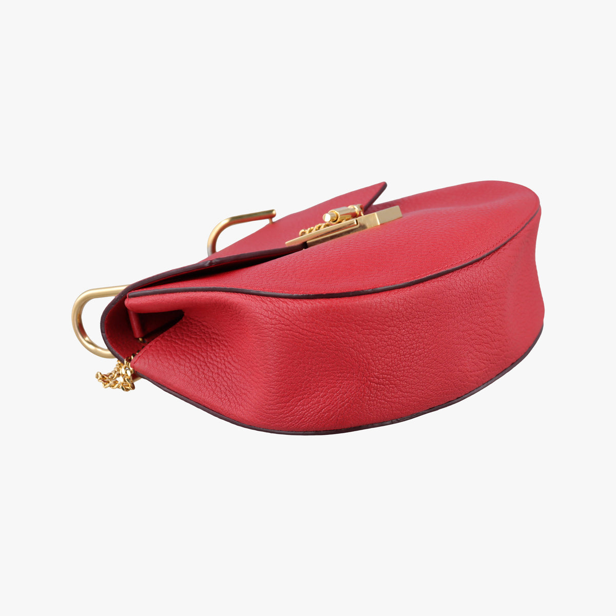 Pre-owned Chloe DREW Red Leather  shoulderbag | stylenewstar