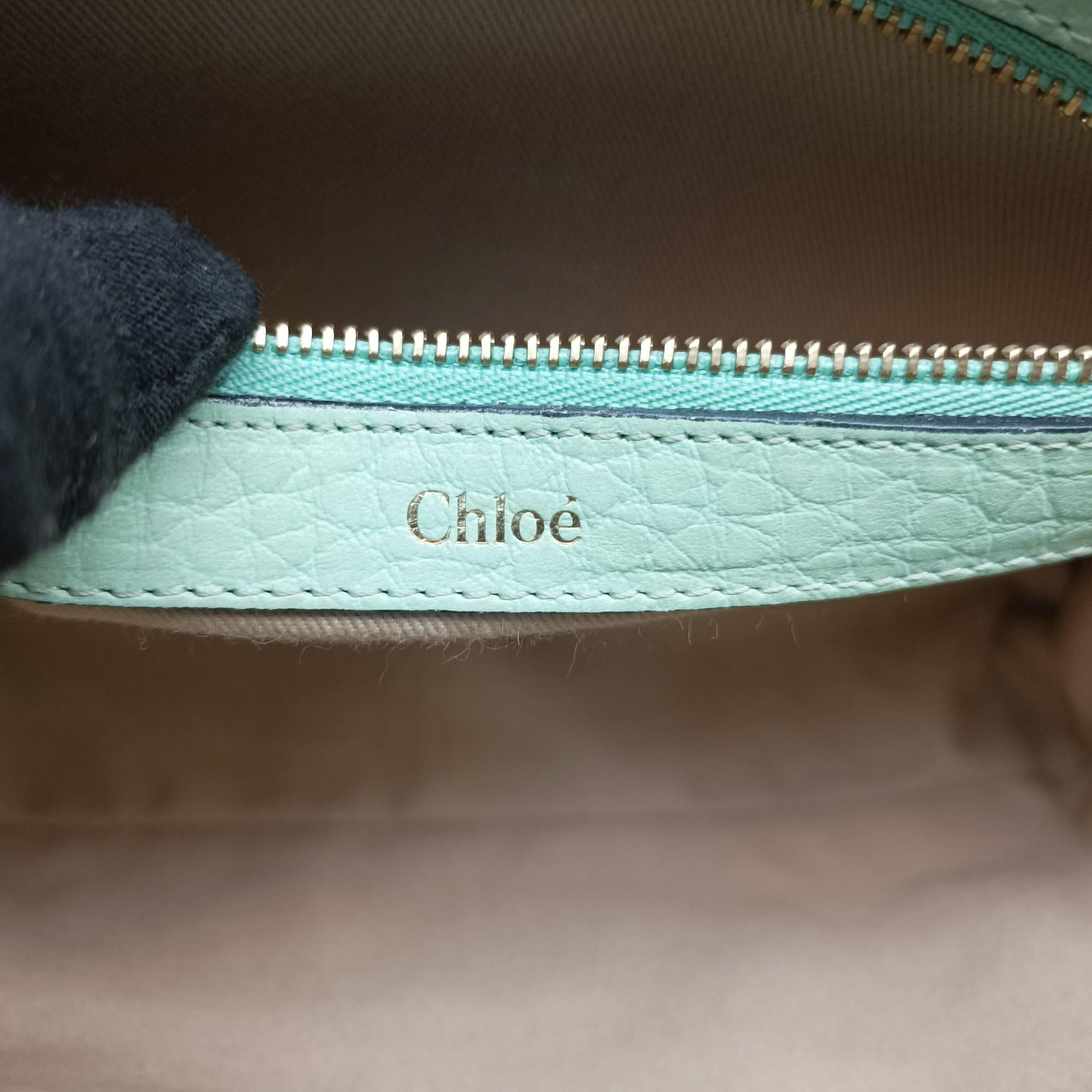 Vintage Chloe Sally Green Leather  shoulderbag | stylenewstar