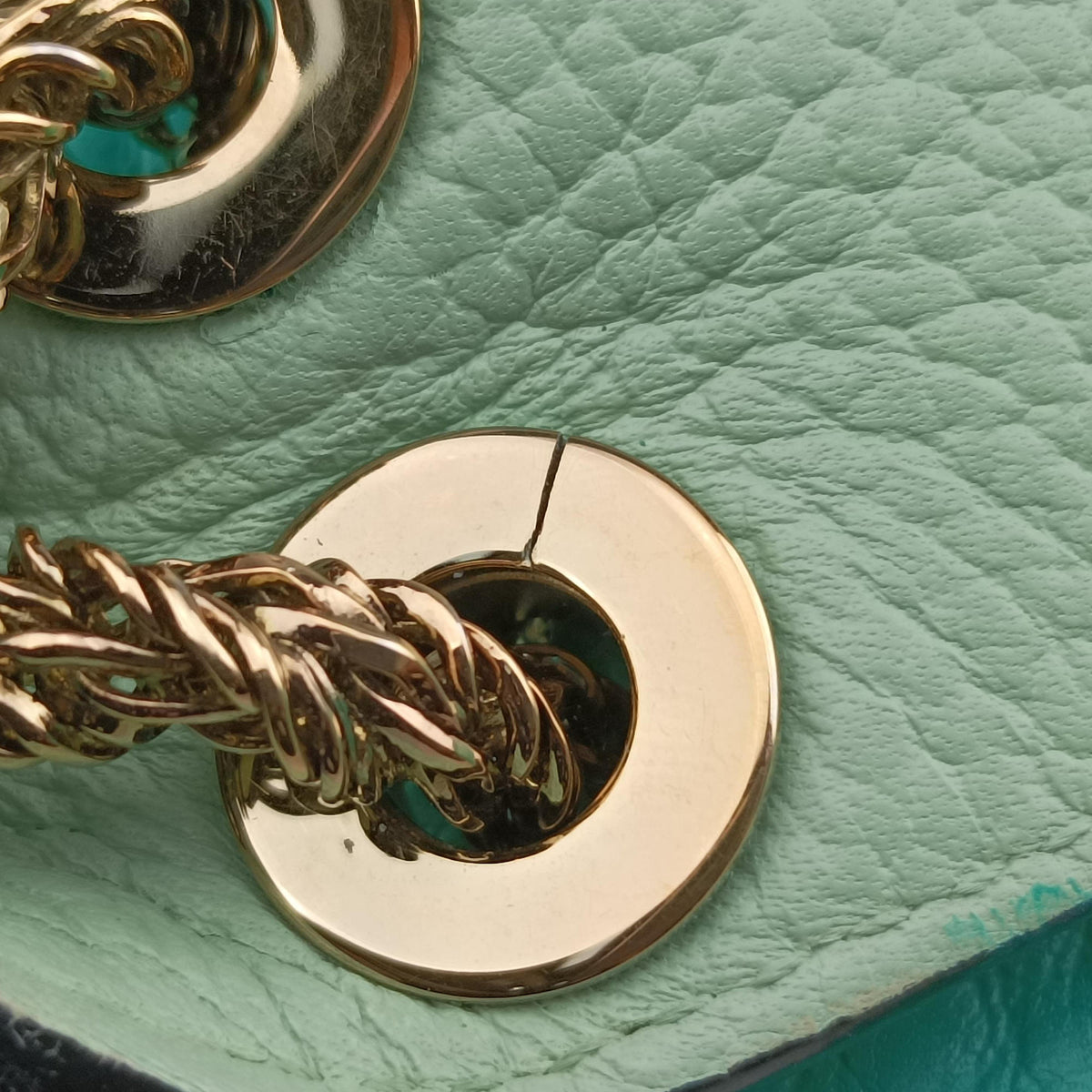 Vintage Chloe Sally Green Leather  shoulderbag | stylenewstar