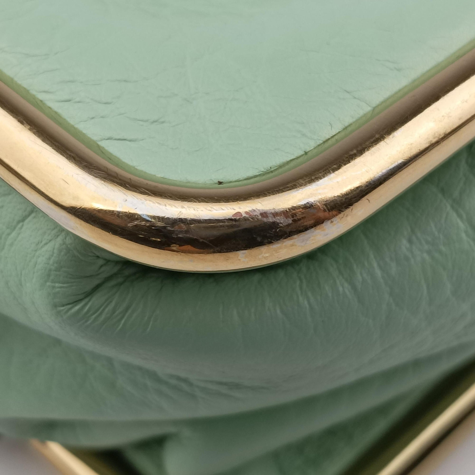 Vintage Chloe Sally Green Leather  shoulderbag | stylenewstar