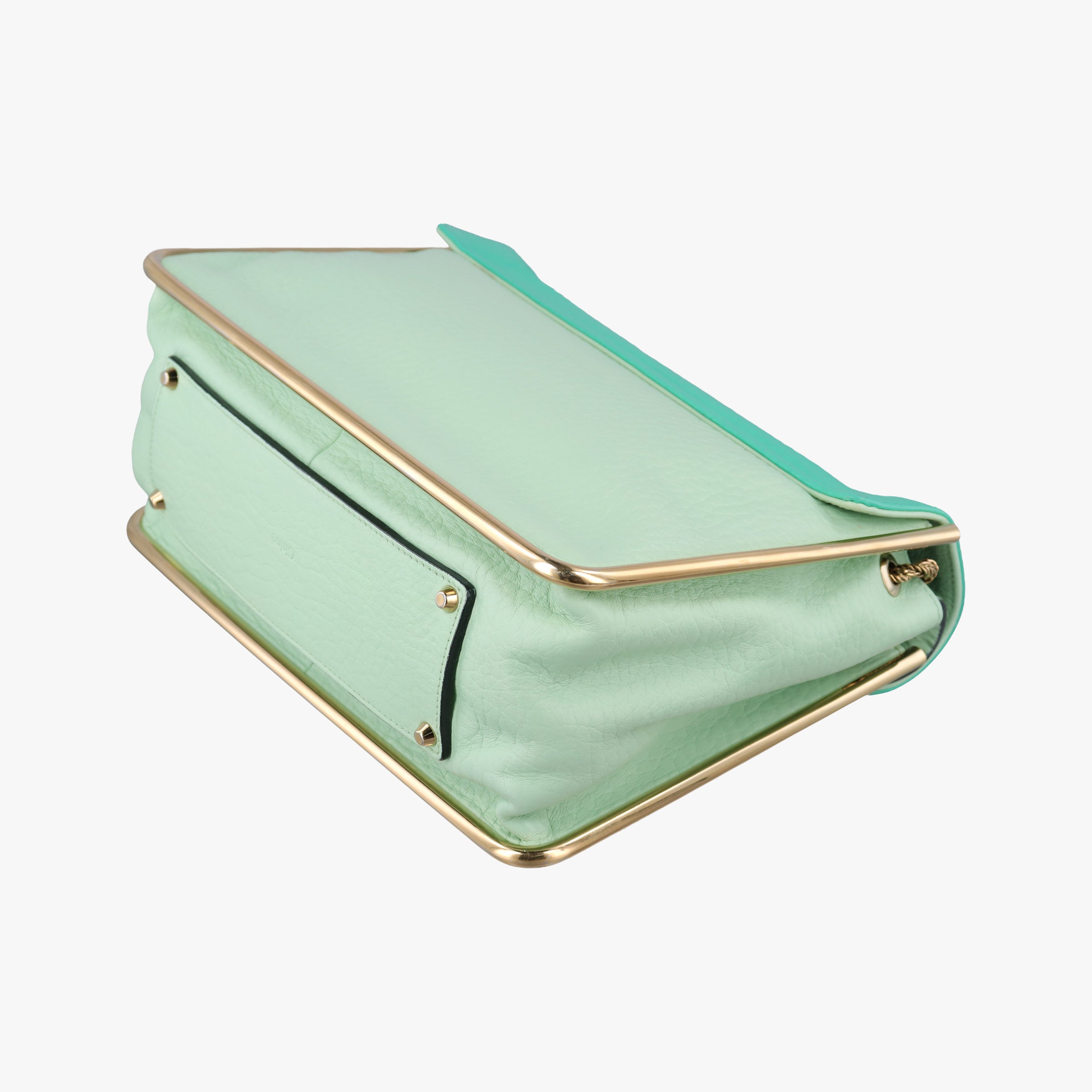 Vintage Chloe Sally Green Leather  shoulderbag | stylenewstar