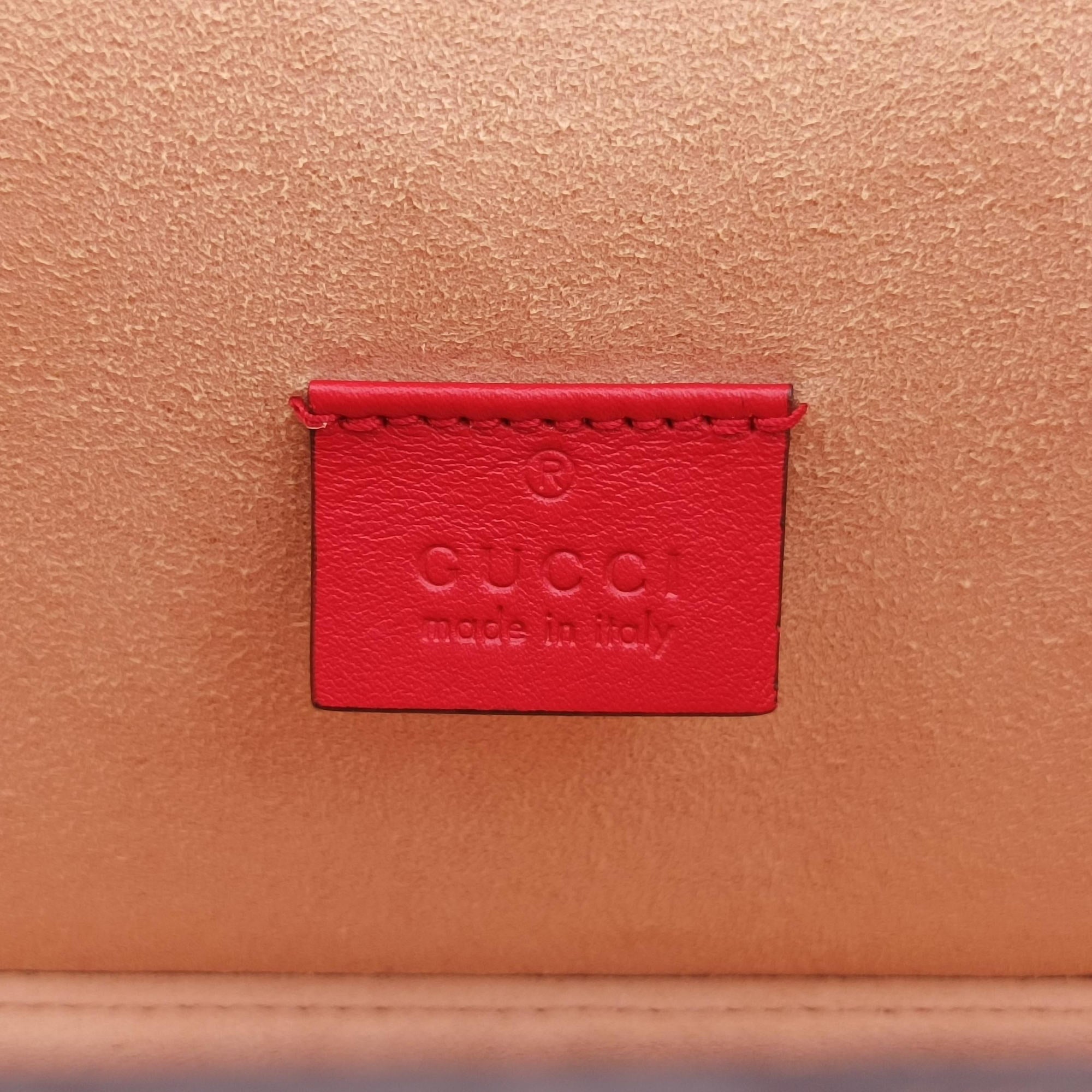 Secondhand Gucci GG flora Padlock Bamboo beige×red×multi PVC coated canvas×Leather 603221 shoulderbag | stylenewstar