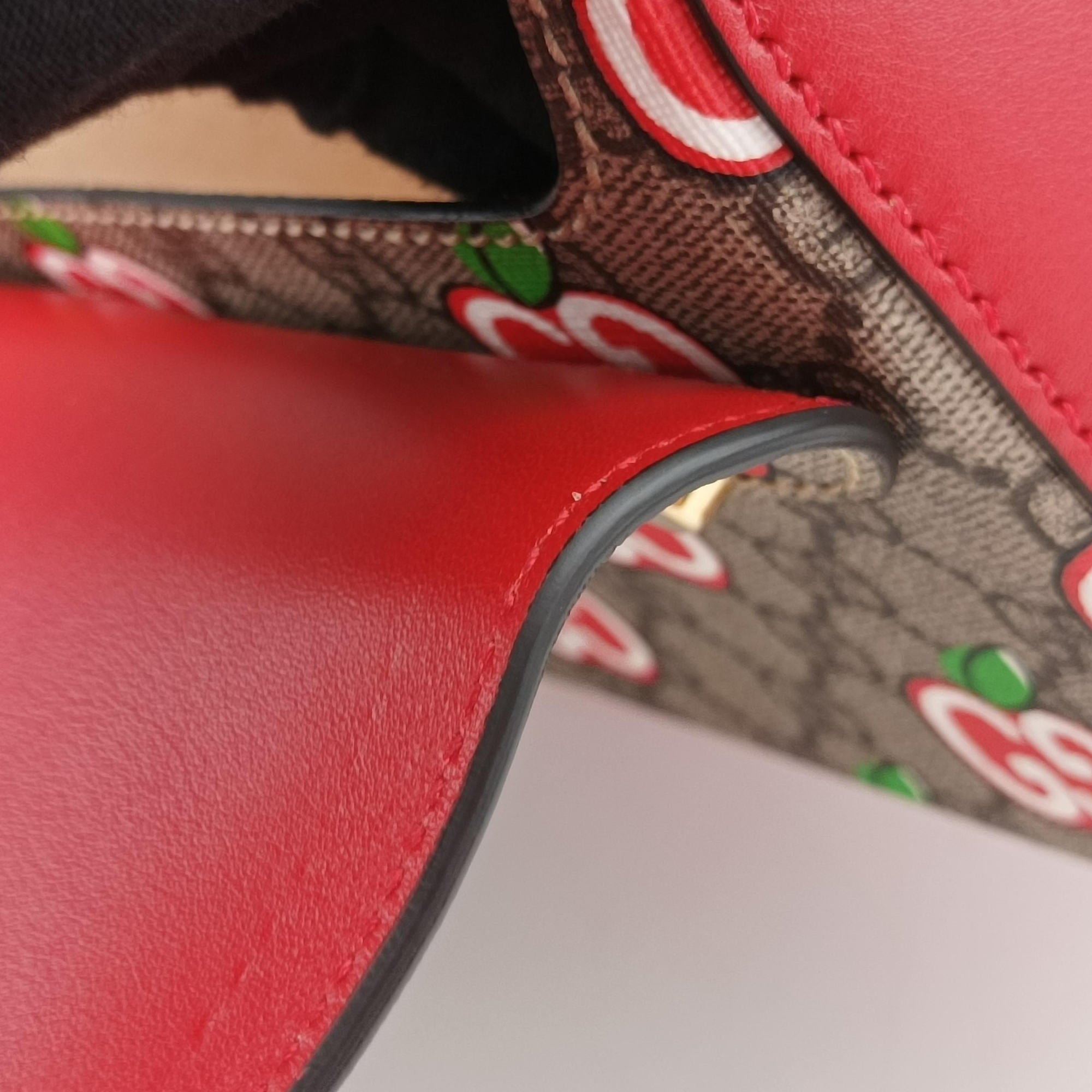 Secondhand Gucci GG flora Padlock Bamboo beige×red×multi PVC coated canvas×Leather 603221 shoulderbag | stylenewstar