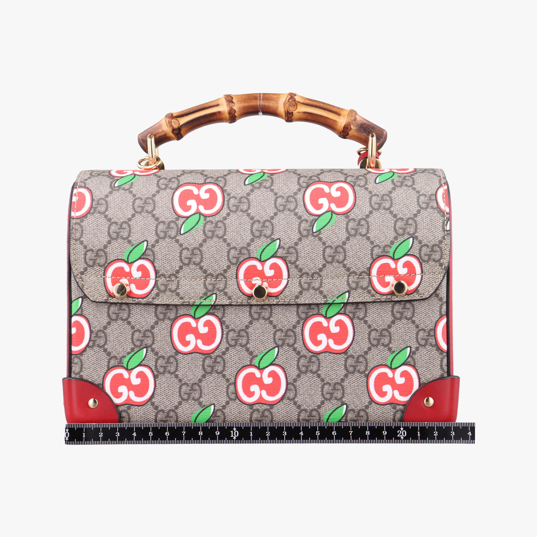 Secondhand Gucci GG flora Padlock Bamboo beige×red×multi PVC coated canvas×Leather 603221 shoulderbag | stylenewstar