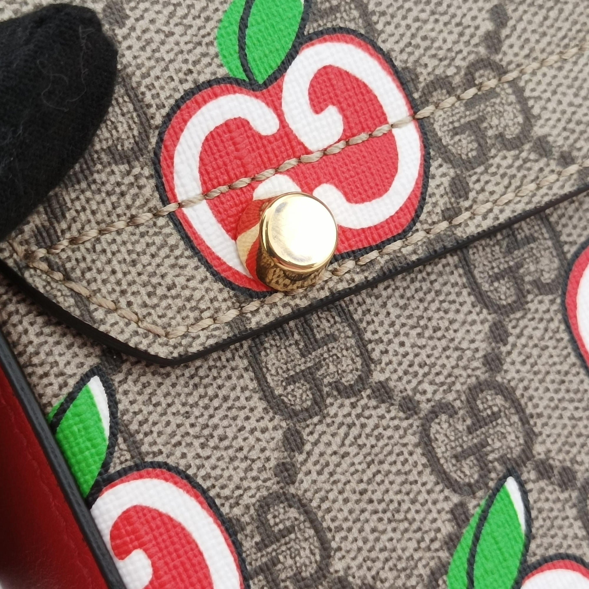 Secondhand Gucci GG flora Padlock Bamboo beige×red×multi PVC coated canvas×Leather 603221 shoulderbag | stylenewstar