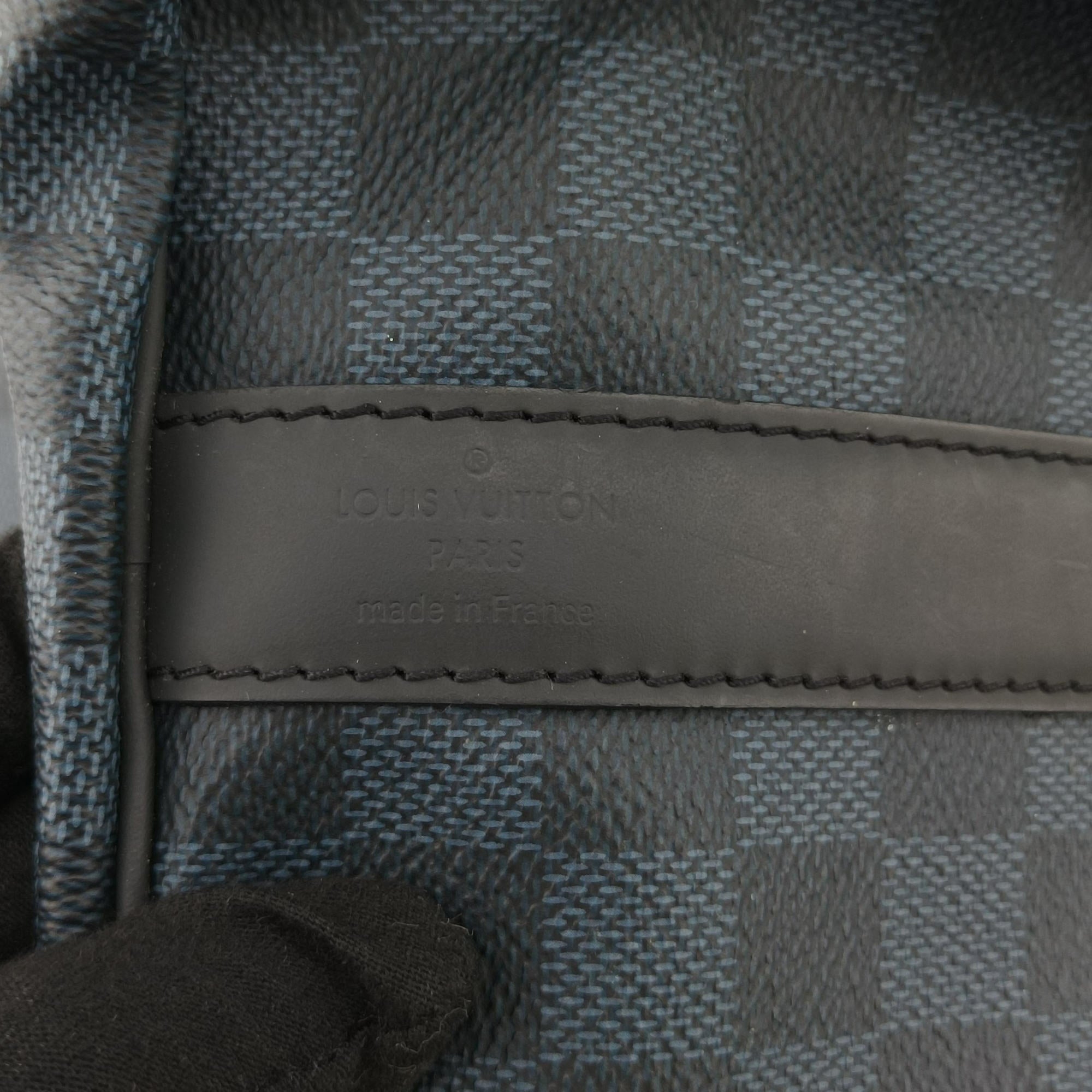 Pre-owned Louis Vuitton Keepall Bandouliere 45 Noir Damier Graphite N40166 bostonbag | stylenewstar