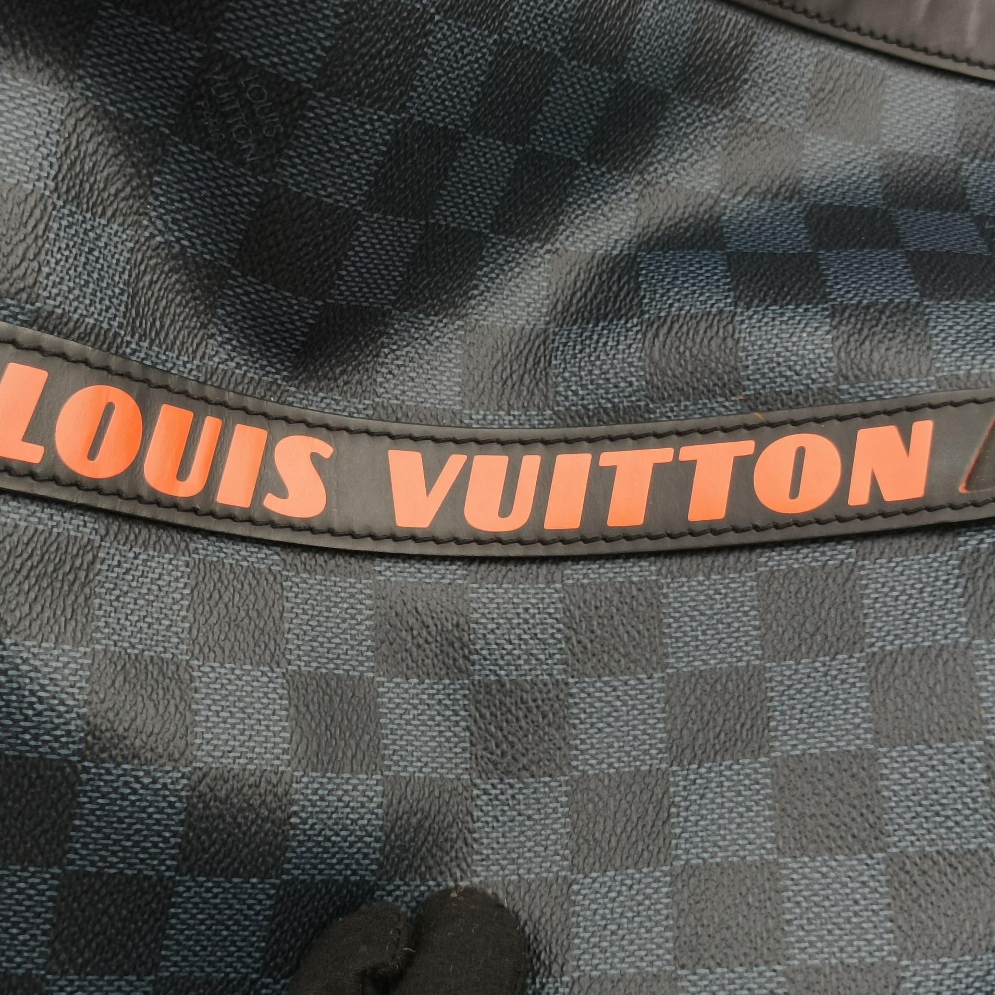 Pre-owned Louis Vuitton Keepall Bandouliere 45 Noir Damier Graphite N40166 bostonbag | stylenewstar