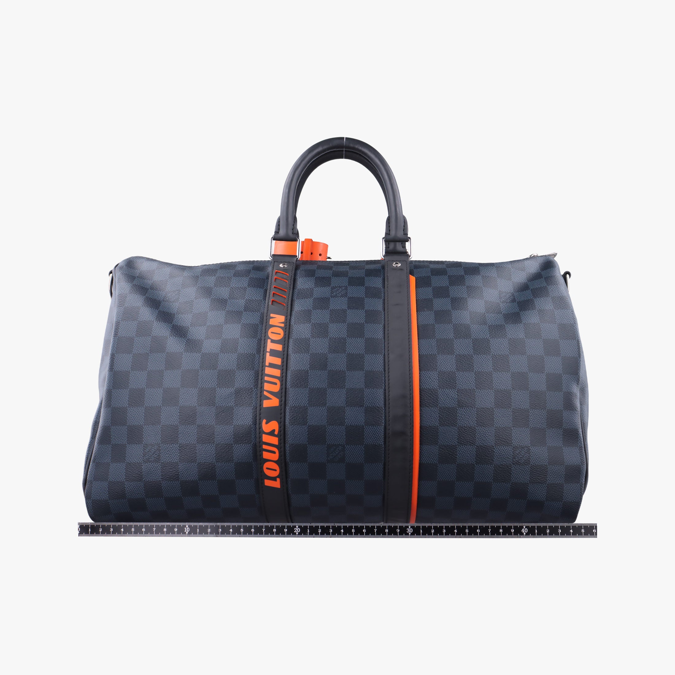 Pre-owned Louis Vuitton Keepall Bandouliere 45 Noir Damier Graphite N40166 bostonbag | stylenewstar