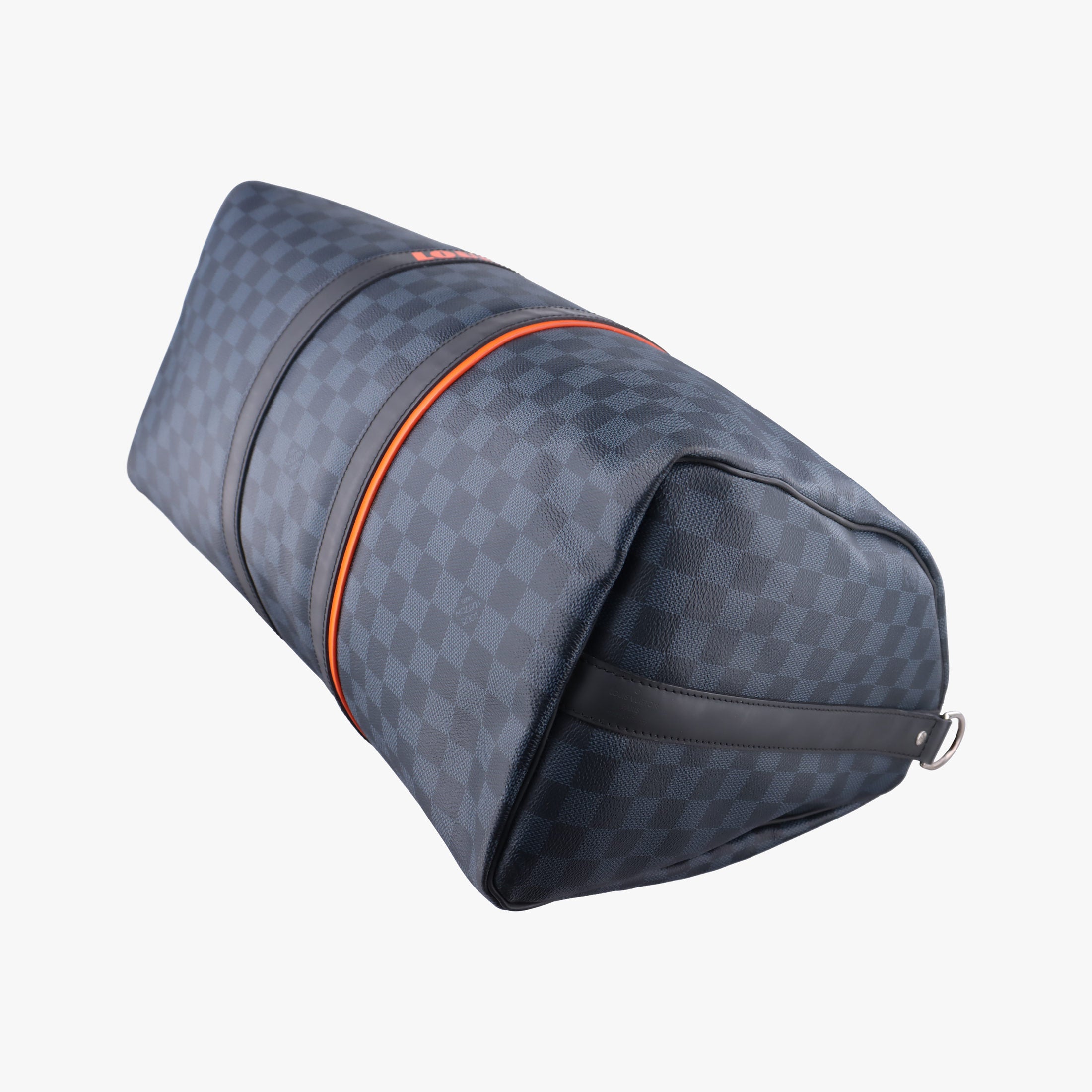 Pre-owned Louis Vuitton Keepall Bandouliere 45 Noir Damier Graphite N40166 bostonbag | stylenewstar