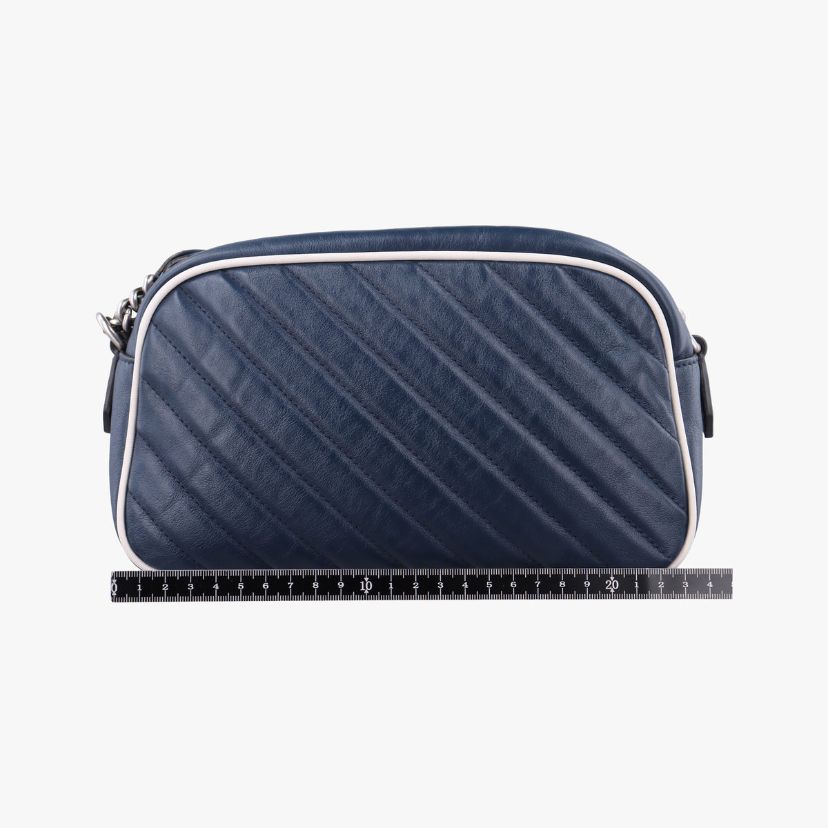 Pre-owned Gucci GG Marmont Blue Leather 447632 shoulderbag | stylenewstar