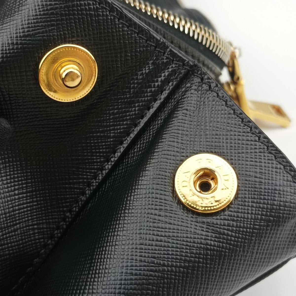 Pre-owned Prada Galleria Black SAFFIANO　Leather BN1802 shoulderbag | stylenewstar