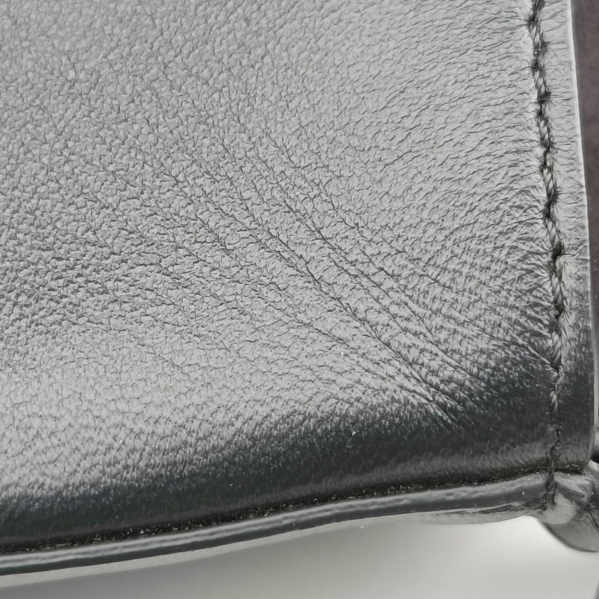 Pre-owned Fendi Micro Baguette Black Nappa Leather  shoulderbag | stylenewstar