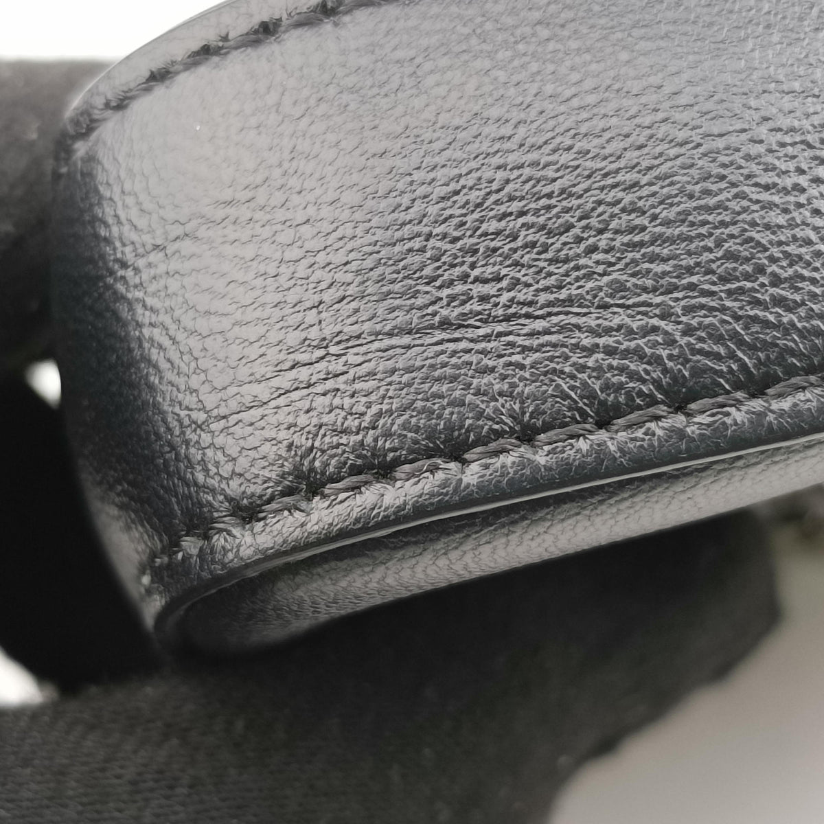 Pre-owned Fendi Micro Baguette Black Nappa Leather  shoulderbag | stylenewstar