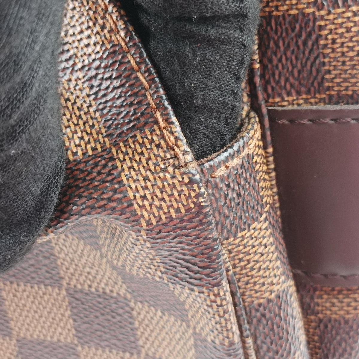 Pre-owned Louis Vuitton NAVIGLIO EBENE Damier Canvas N45255 shoulderbag | stylenewstar