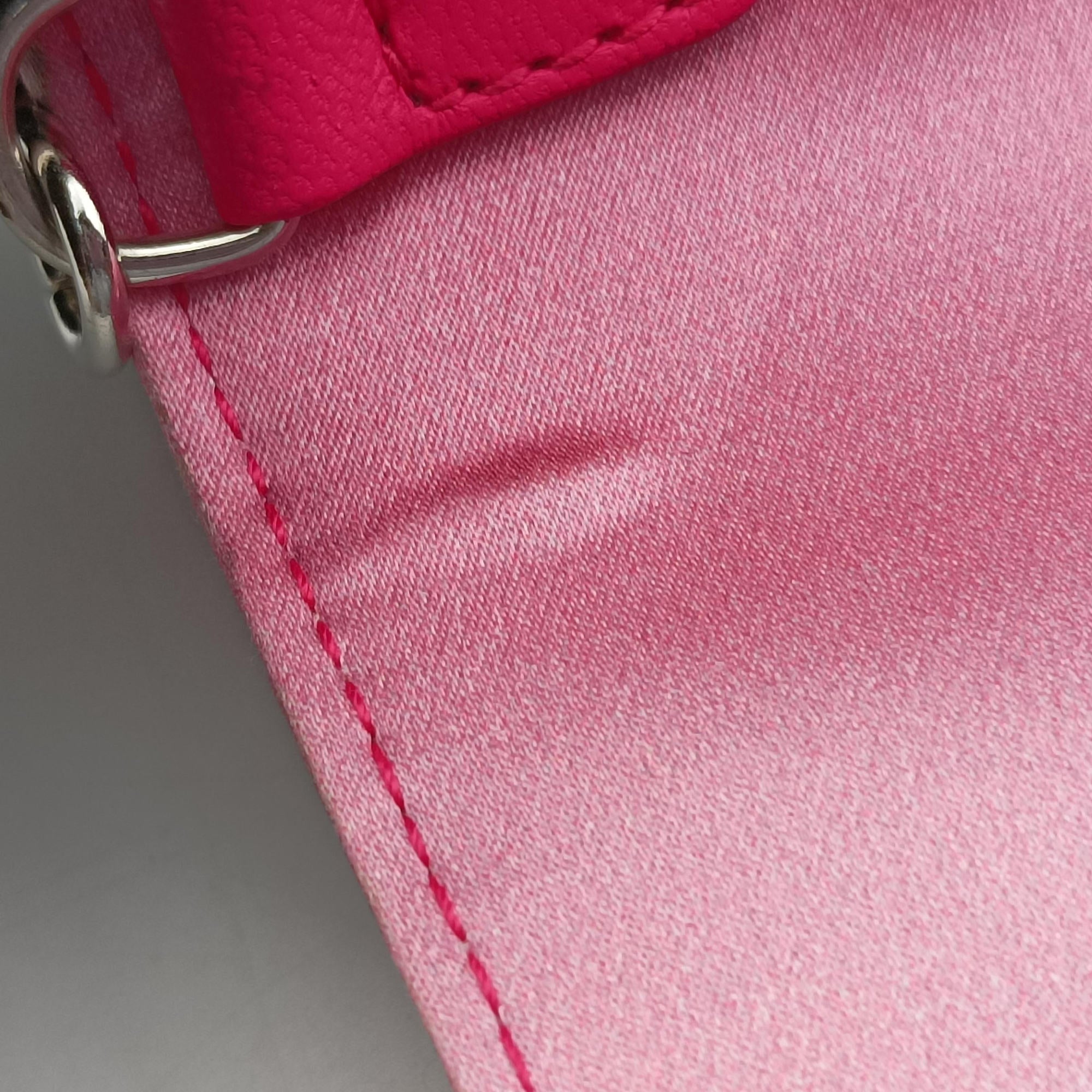 Vintage Christian Dior Christian Dior Parfums Promotional Clutch Pouch Pink Satin  shoulderbag | stylenewstar