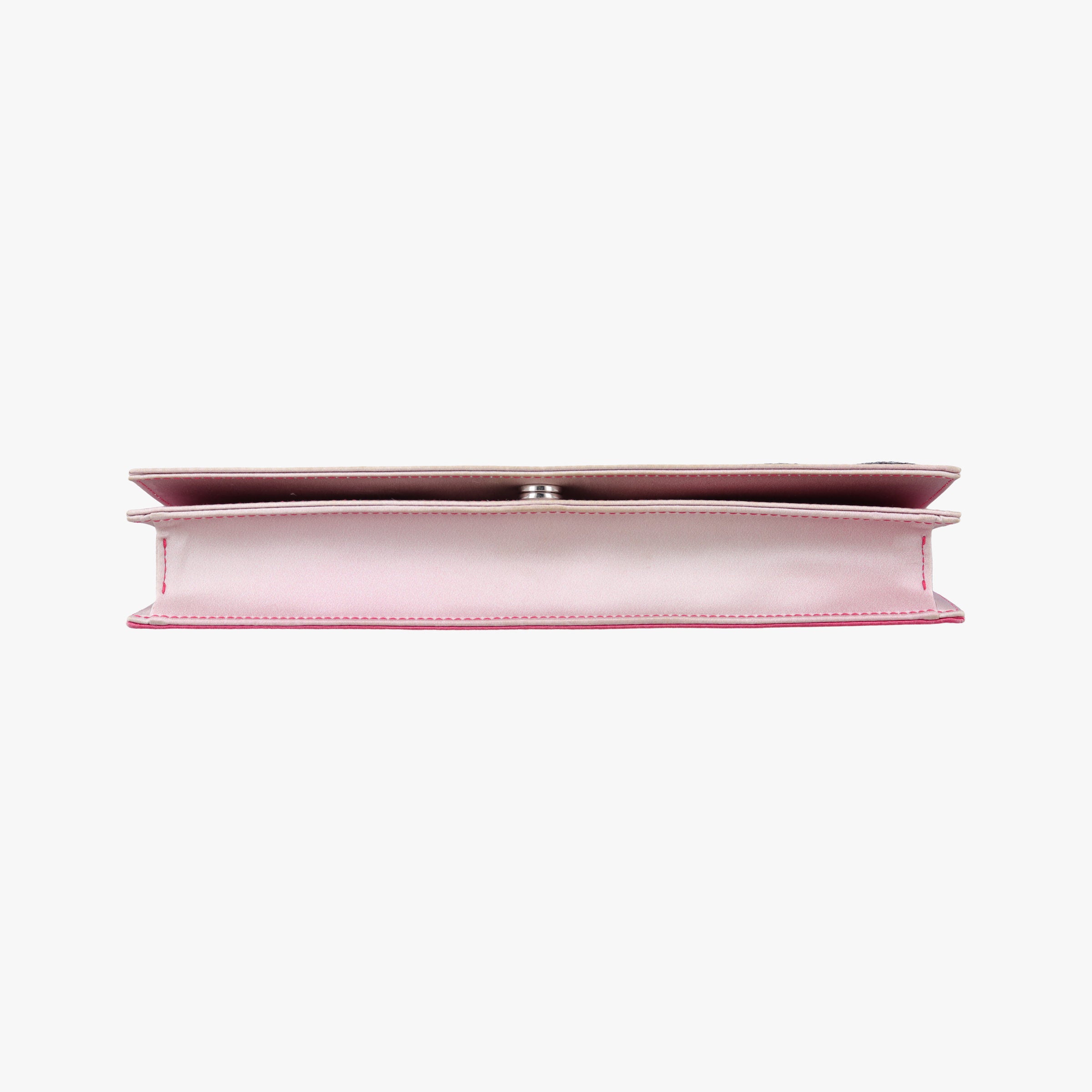 Vintage Christian Dior Christian Dior Parfums Promotional Clutch Pouch Pink Satin  shoulderbag | stylenewstar