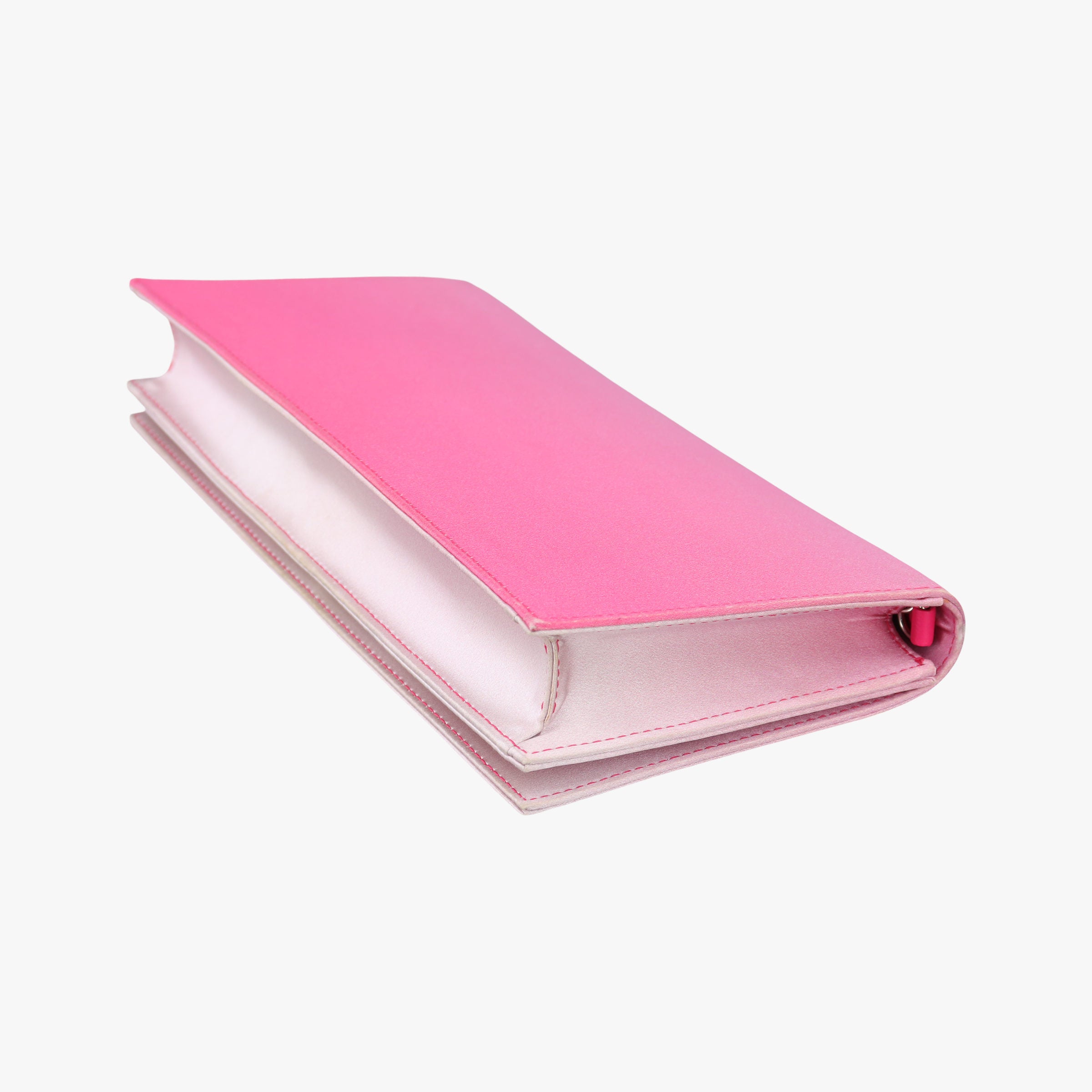 Vintage Christian Dior Christian Dior Parfums Promotional Clutch Pouch Pink Satin  shoulderbag | stylenewstar