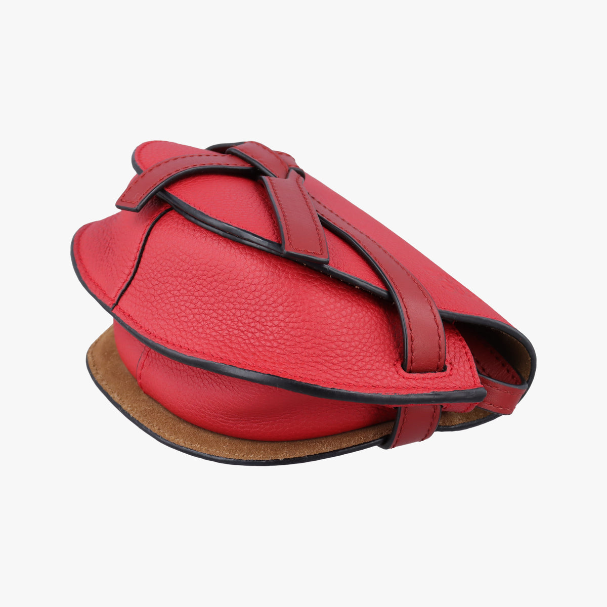 Pre-owned Loewe Gate Red Leather  shoulderbag | stylenewstar