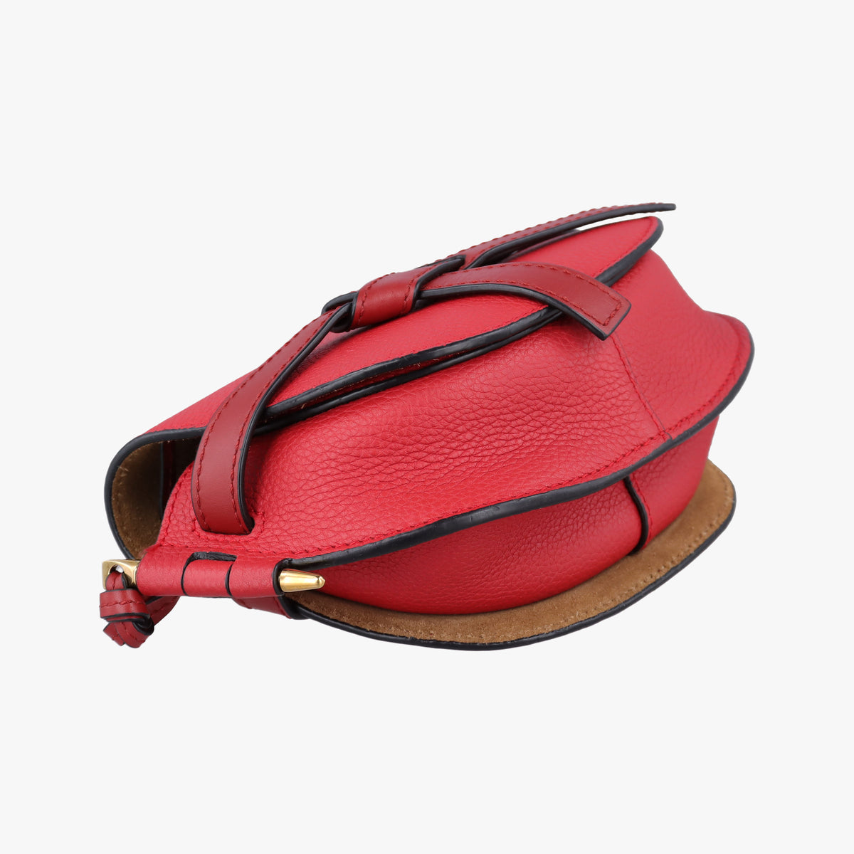 Pre-owned Loewe Gate Red Leather  shoulderbag | stylenewstar
