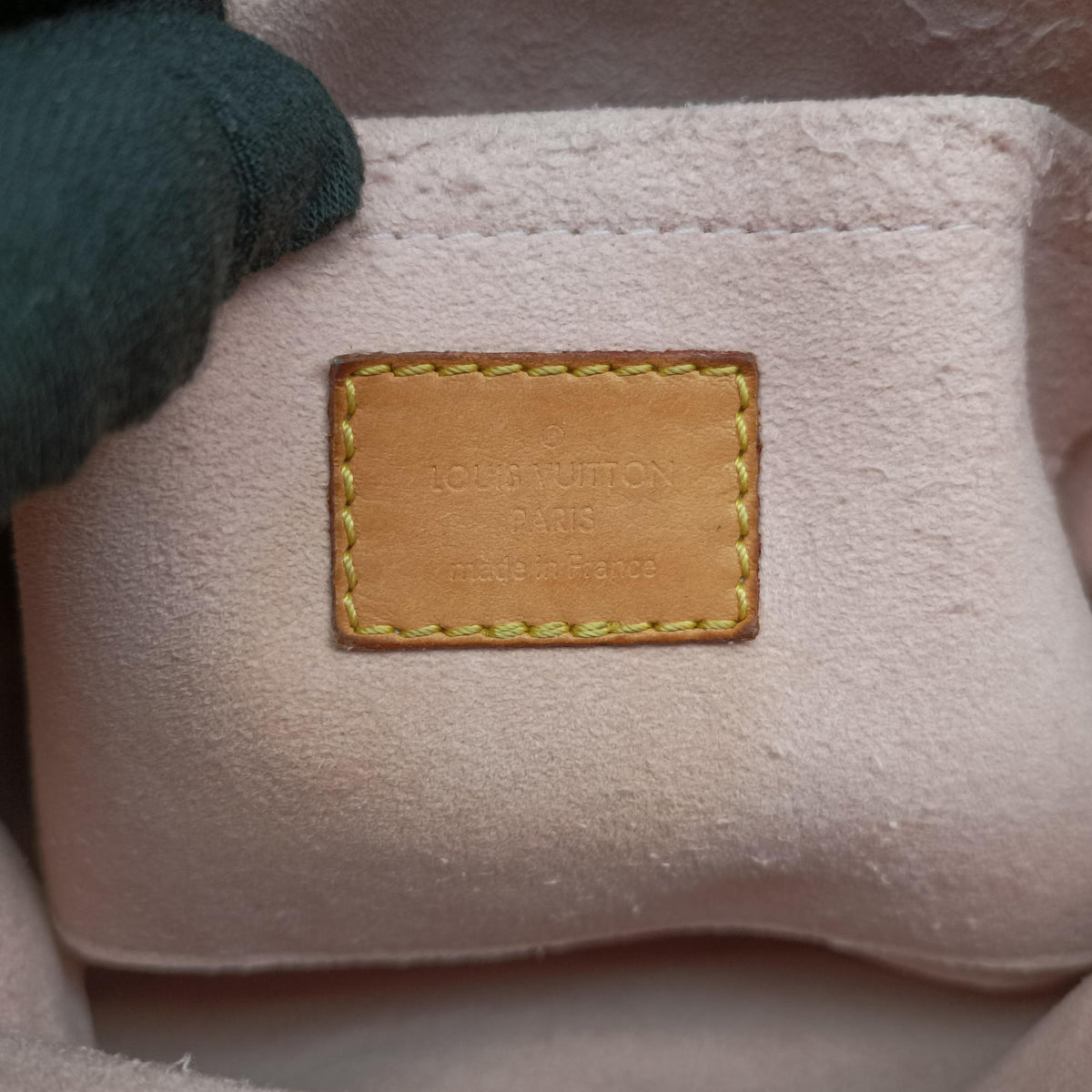 Secondhand Louis Vuitton PALLAS BB Brown×Pink Monogram Canvas×calf leather M40464 shoulderbag | stylenewstar