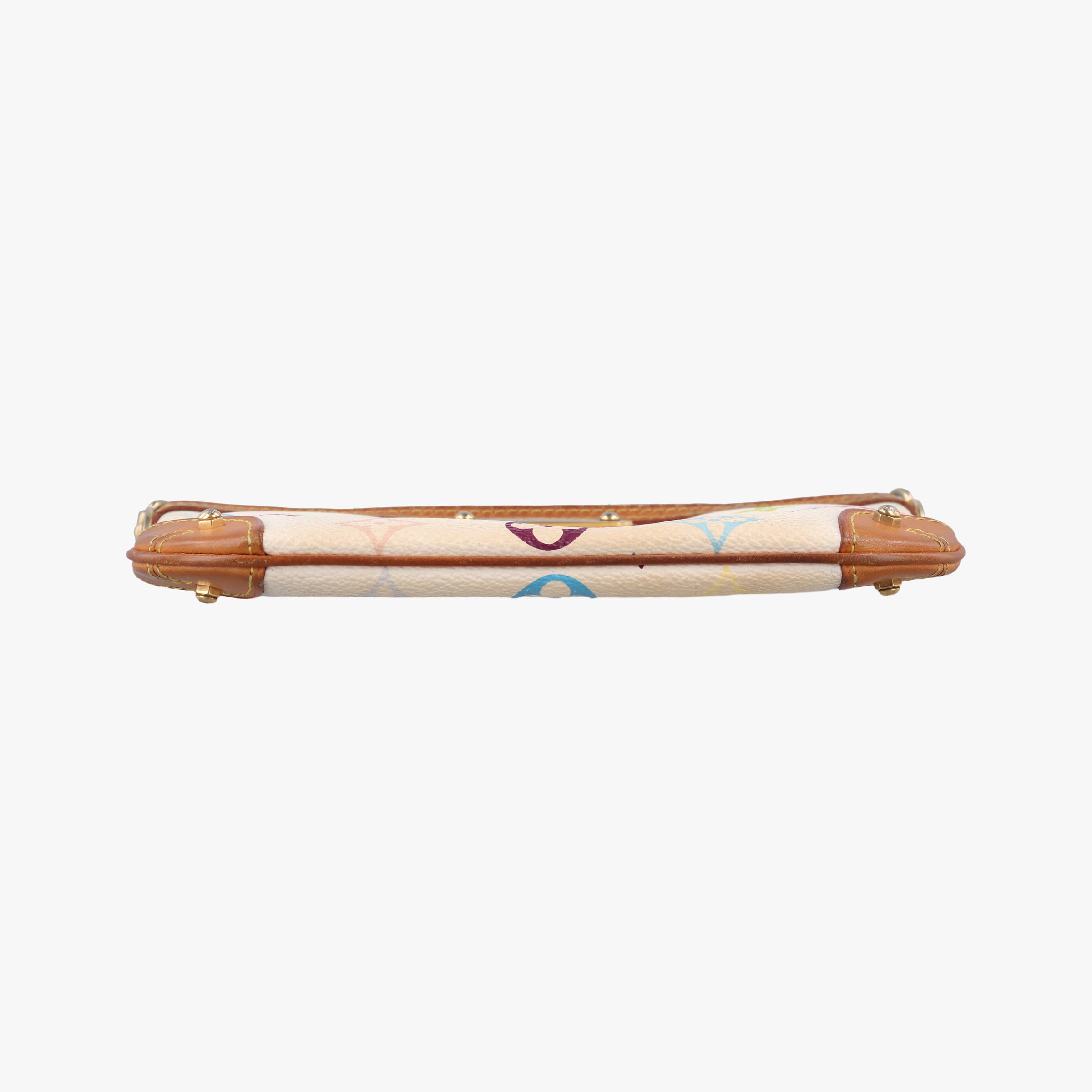Pre-owned Louis Vuitton Pochette Mira MM Pouch white Monogram Multicolor M60096 handbag | stylenewstar
