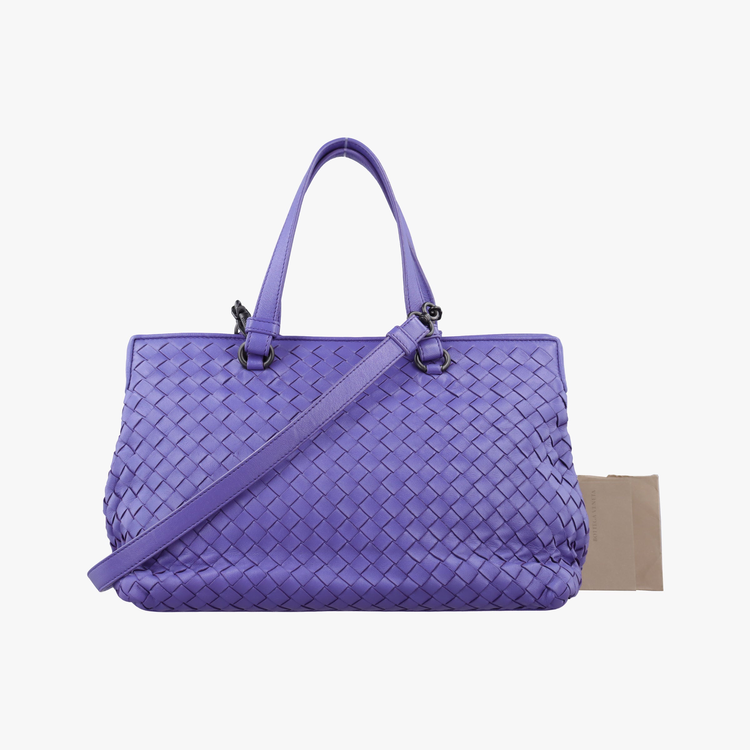 Secondhand Bottega Veneta Intrecciato Purple lambskin  shoulderbag | stylenewstar