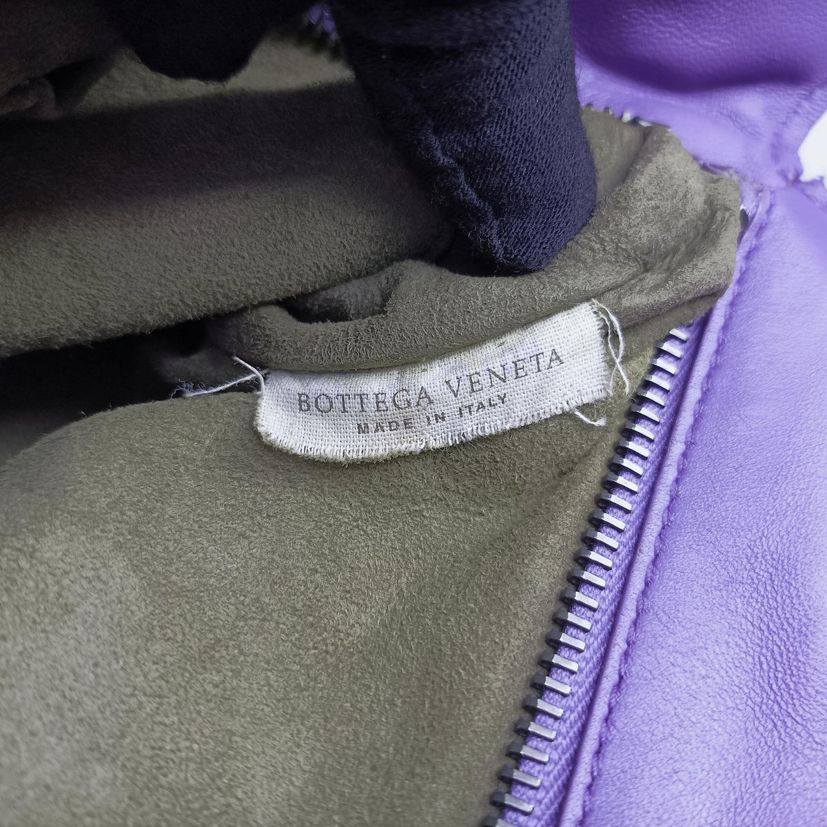 Secondhand Bottega Veneta Intrecciato Purple lambskin  shoulderbag | stylenewstar