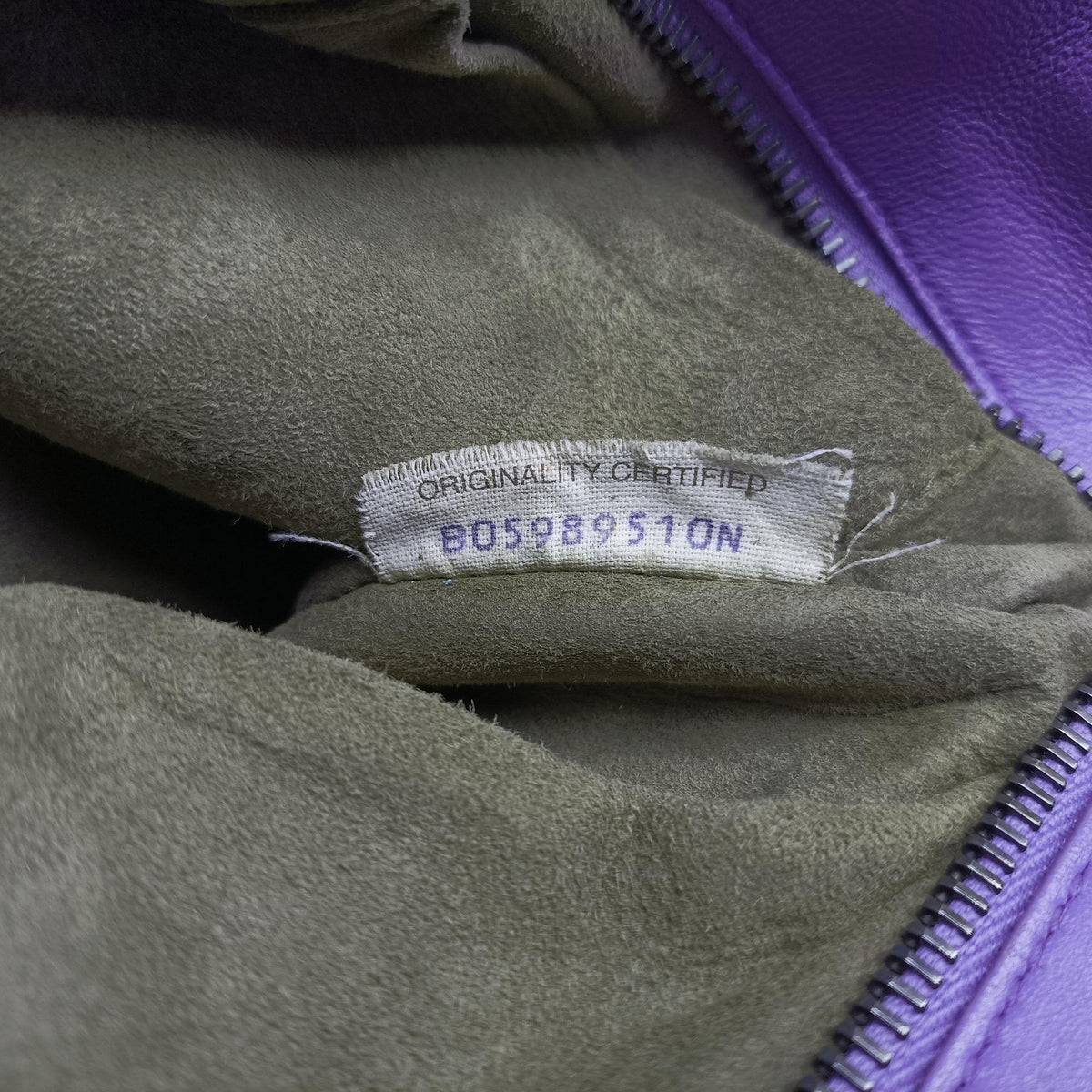 Secondhand Bottega Veneta Intrecciato Purple lambskin  shoulderbag | stylenewstar