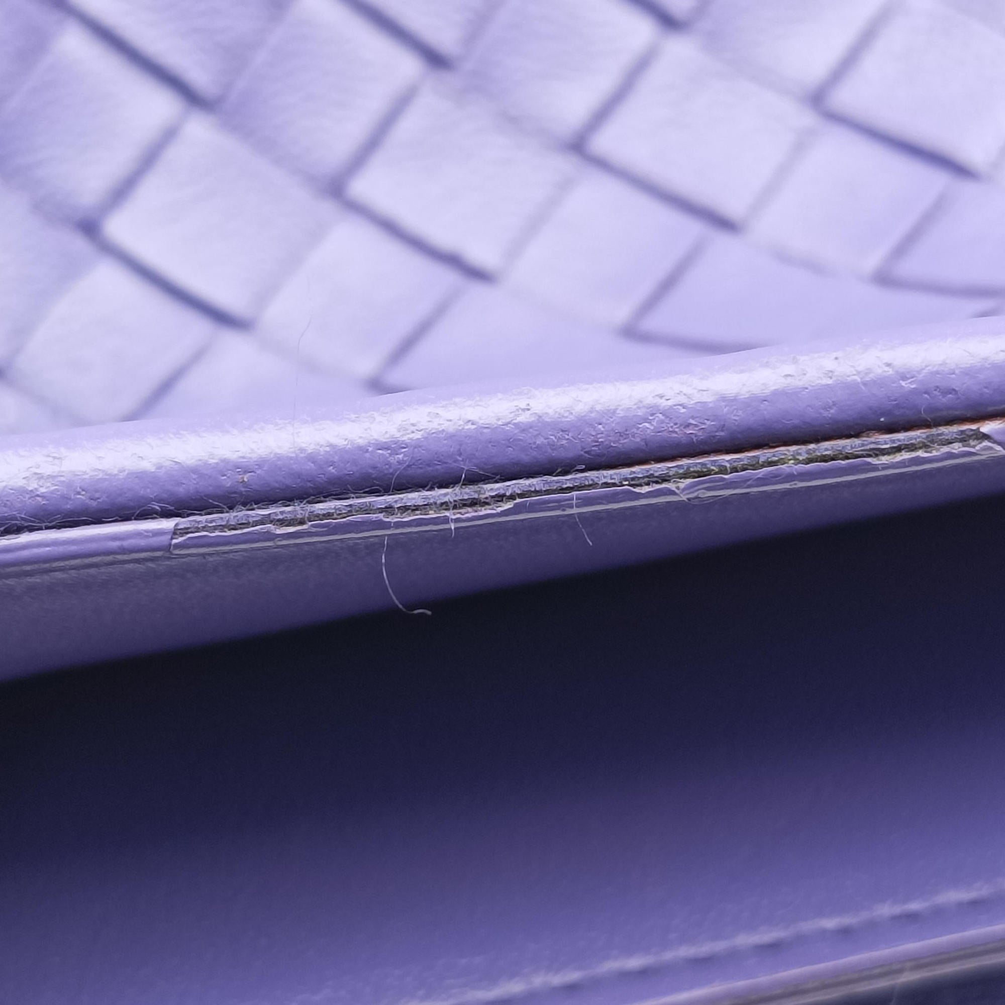 Secondhand Bottega Veneta Intrecciato Purple lambskin  shoulderbag | stylenewstar