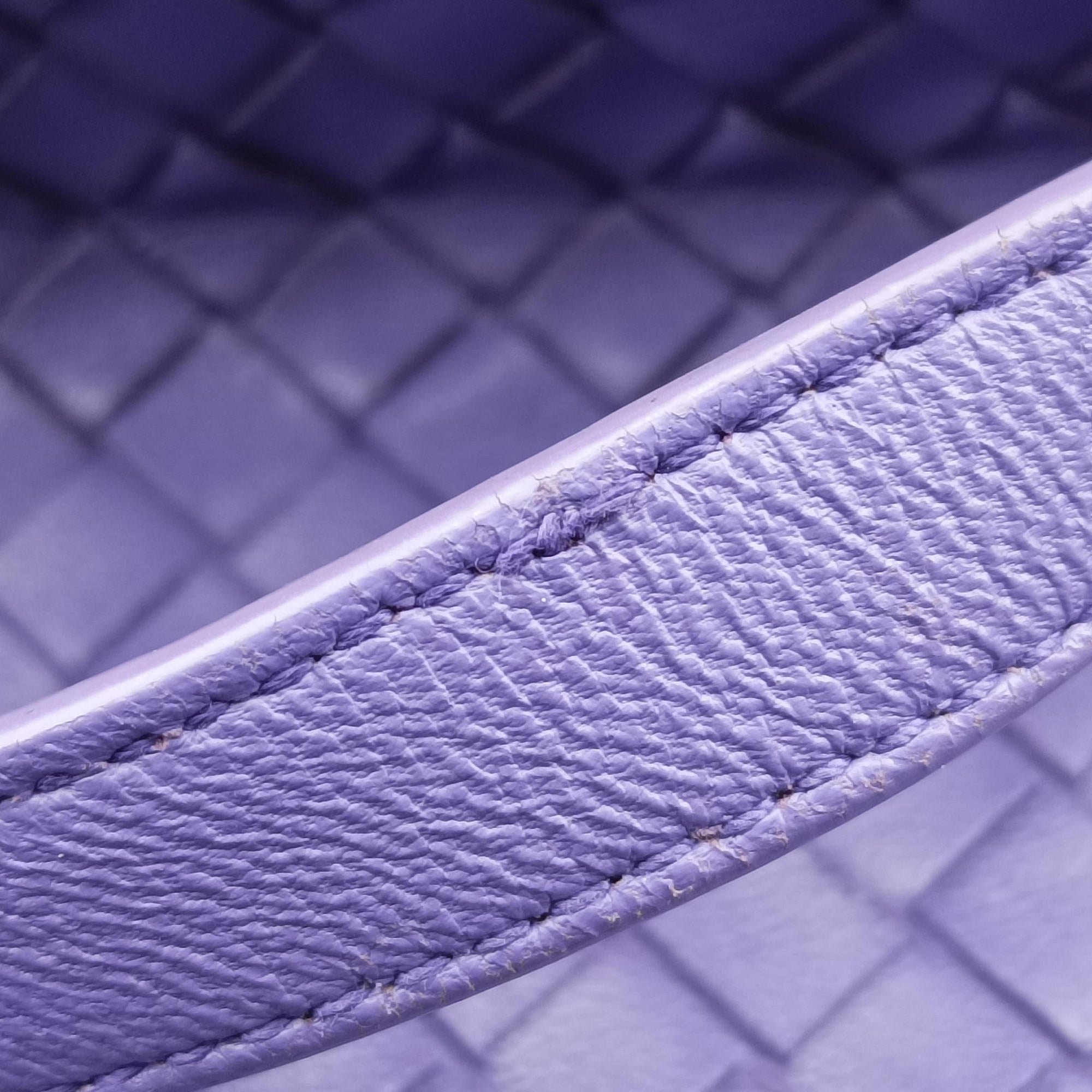 Secondhand Bottega Veneta Intrecciato Purple lambskin  shoulderbag | stylenewstar