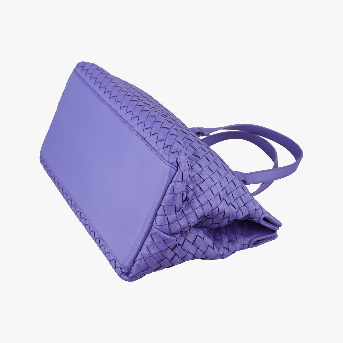 Secondhand Bottega Veneta Intrecciato Purple lambskin  shoulderbag | stylenewstar