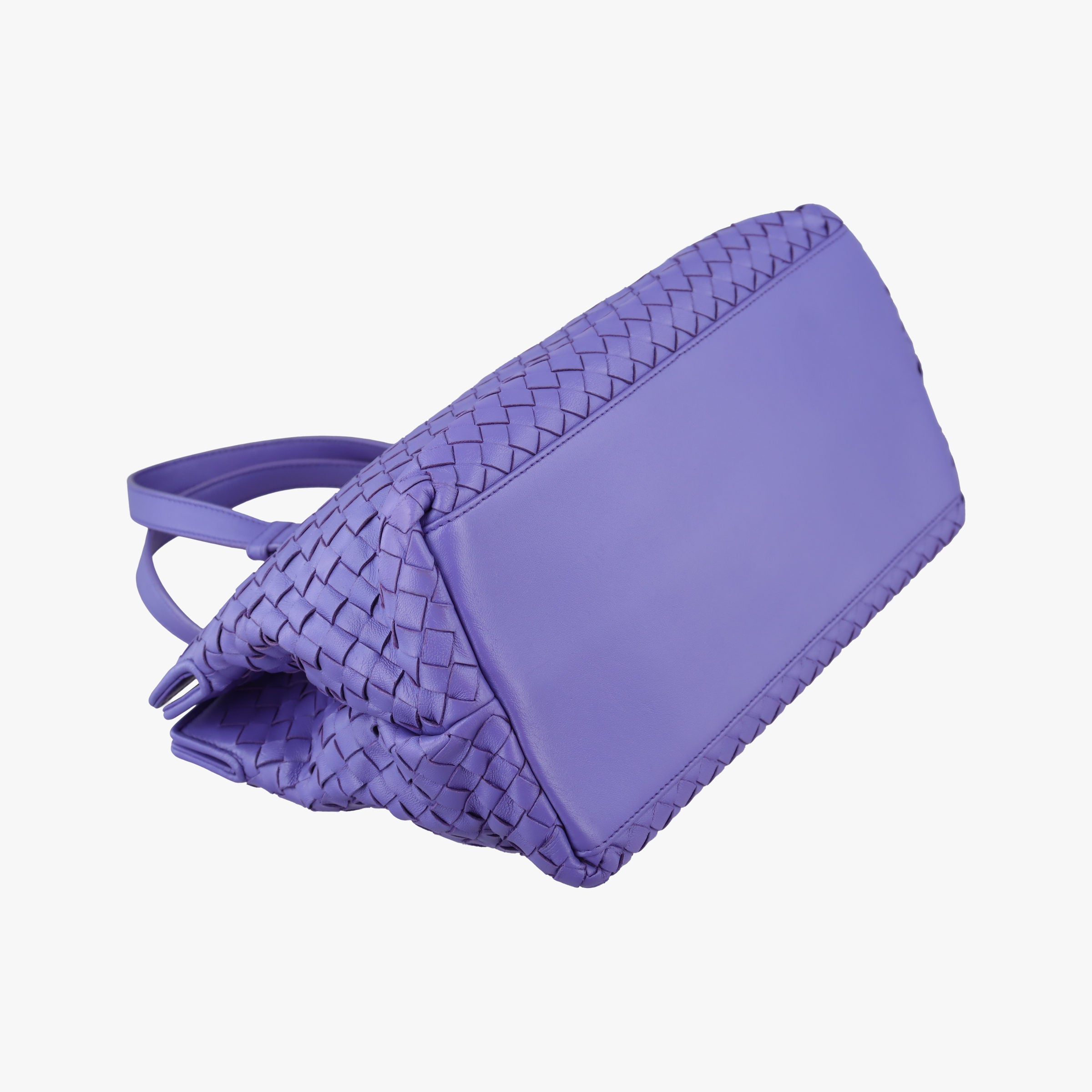 Secondhand Bottega Veneta Intrecciato Purple lambskin  shoulderbag | stylenewstar