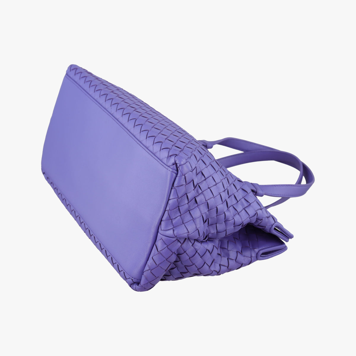 Secondhand Bottega Veneta Intrecciato Purple lambskin  shoulderbag | stylenewstar